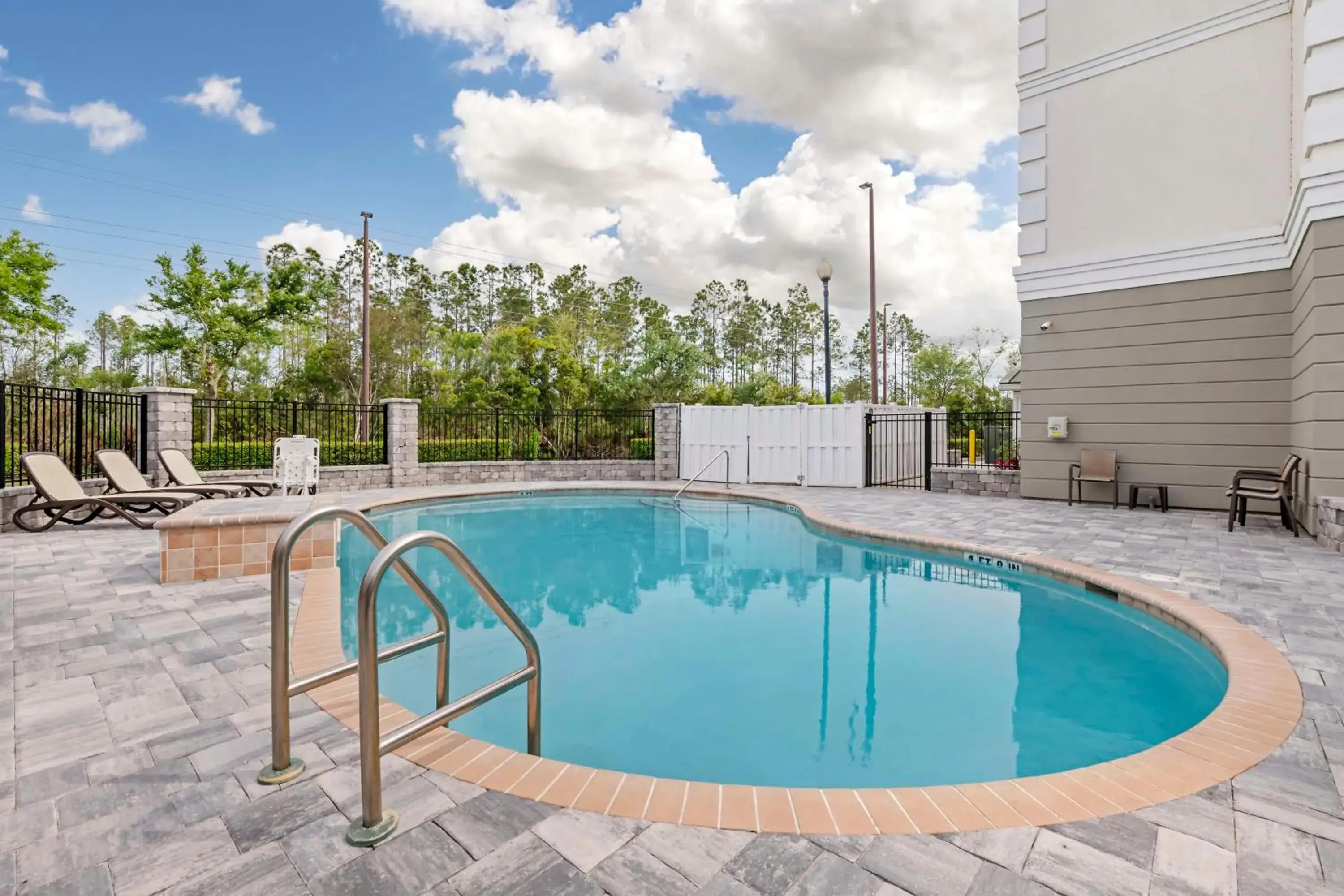 Pool view in Best Western Plus First Coast Inn and Suites Pool view in Best Western Plus First Coast Inn and Suites