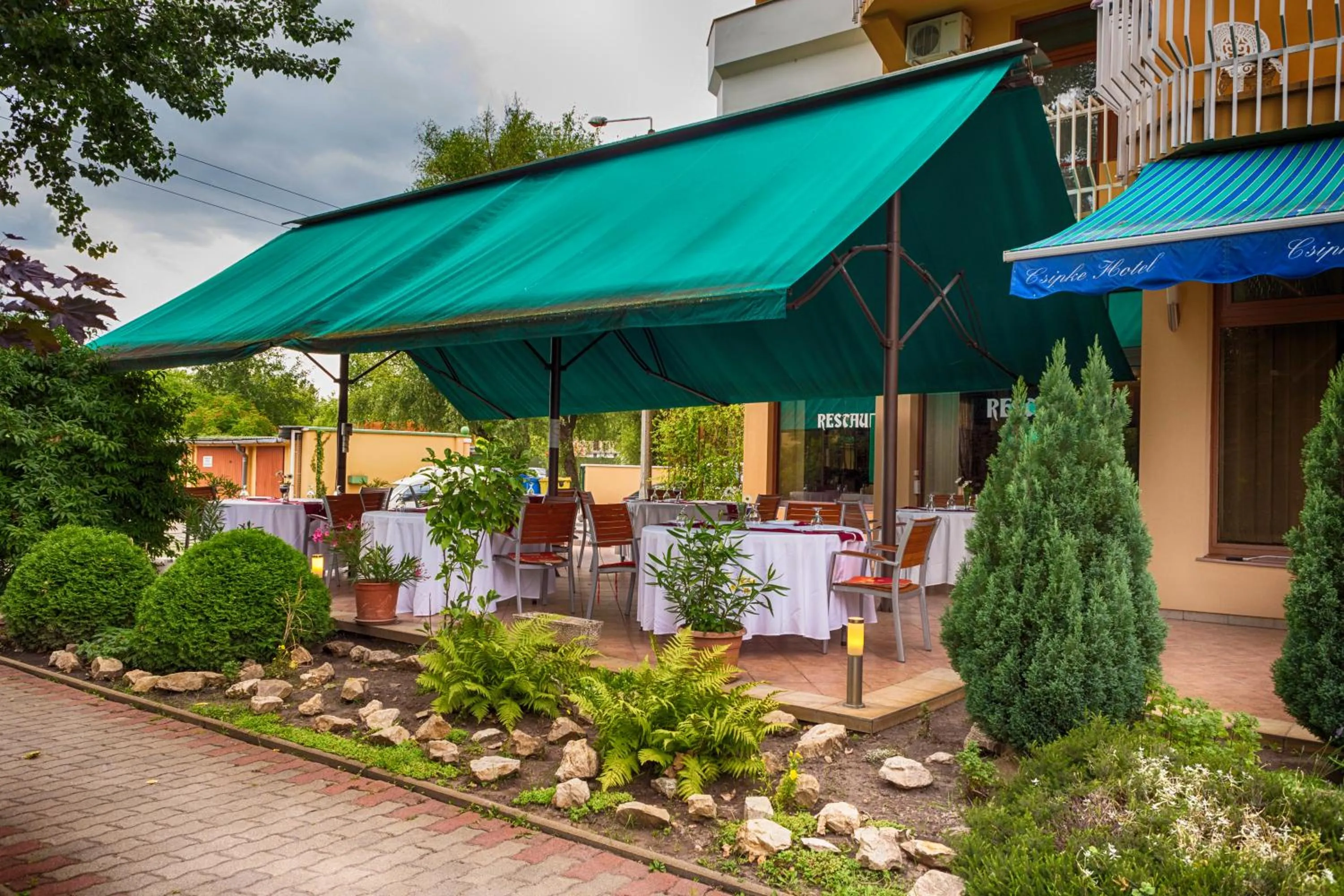 Patio in Csipke Hotel