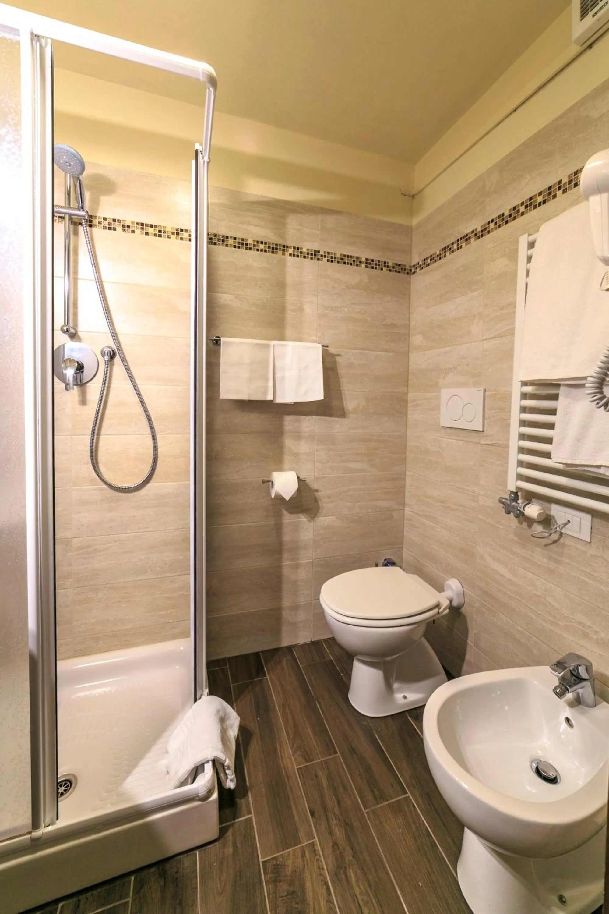 Shower in Hotel Meublé Furggen