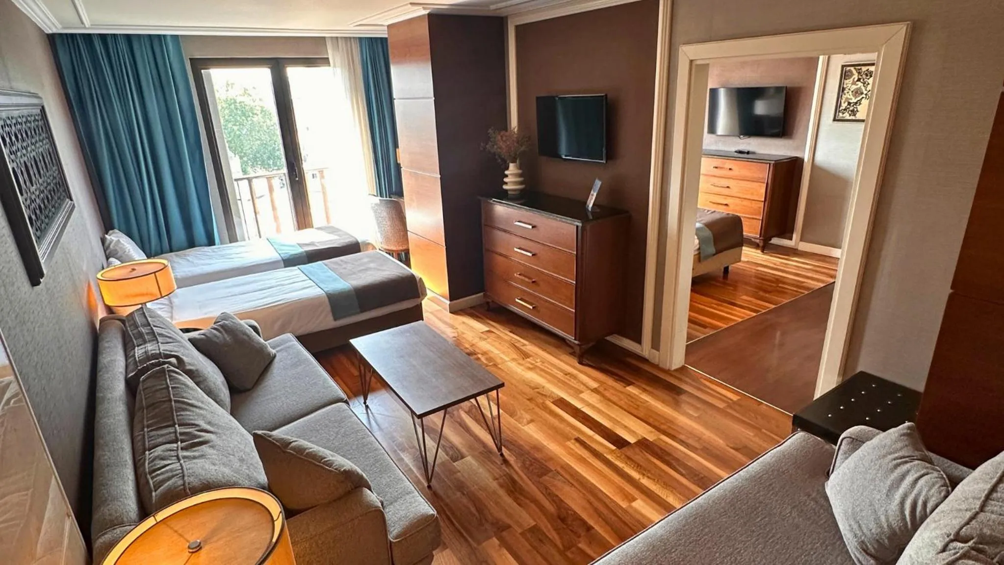 Bed in Grand Durmaz Hotel