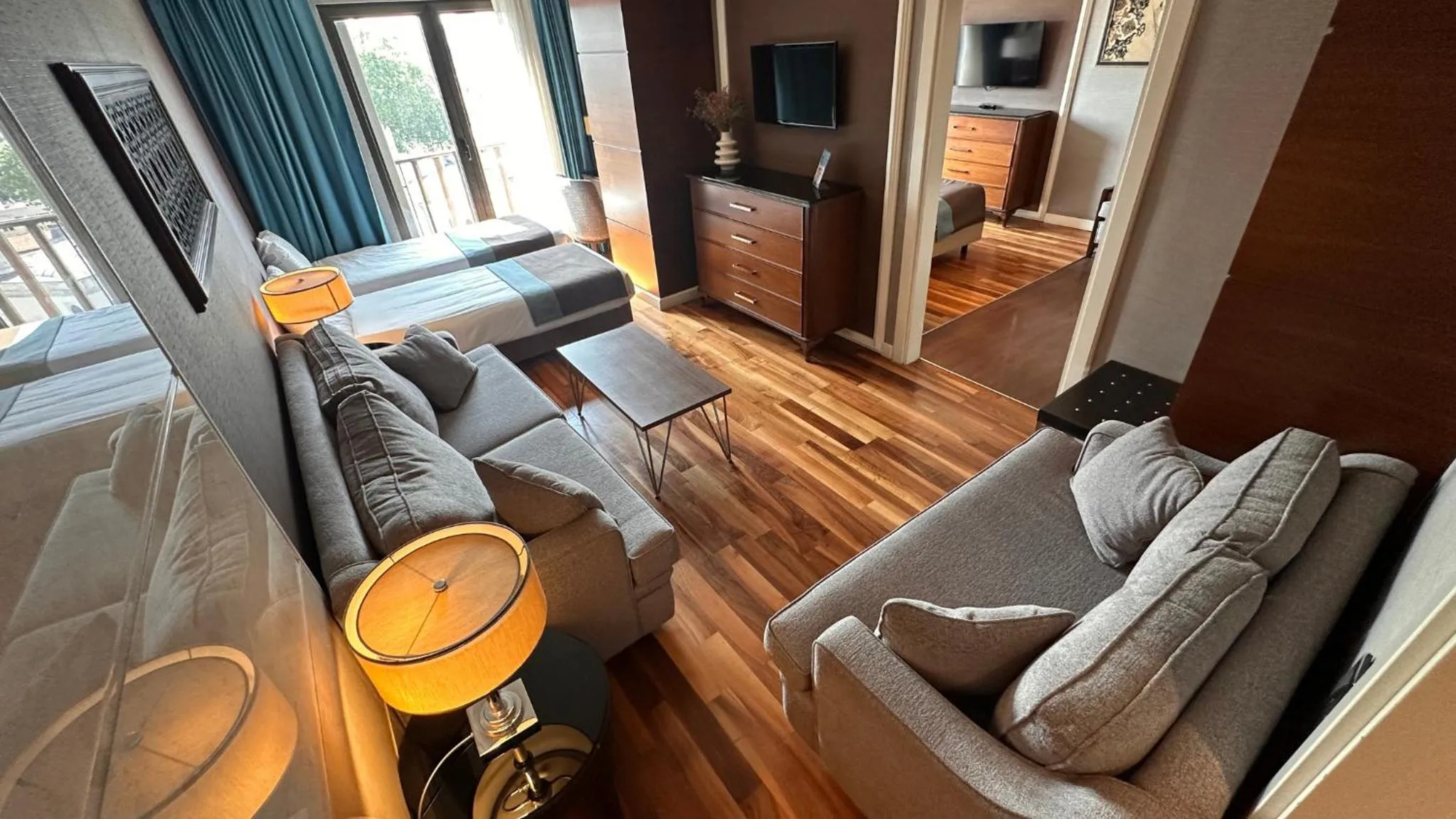 Bed in Grand Durmaz Hotel