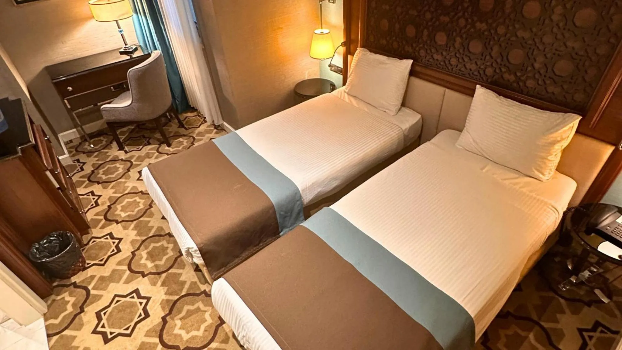 Bed in Grand Durmaz Hotel