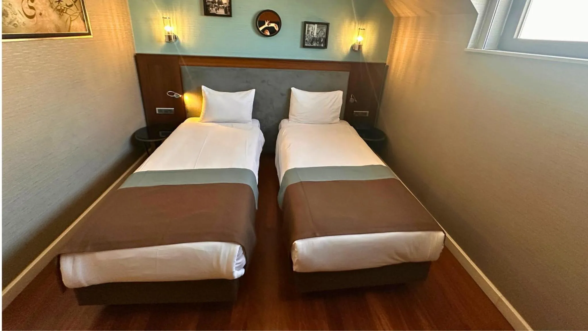 Bed in Grand Durmaz Hotel