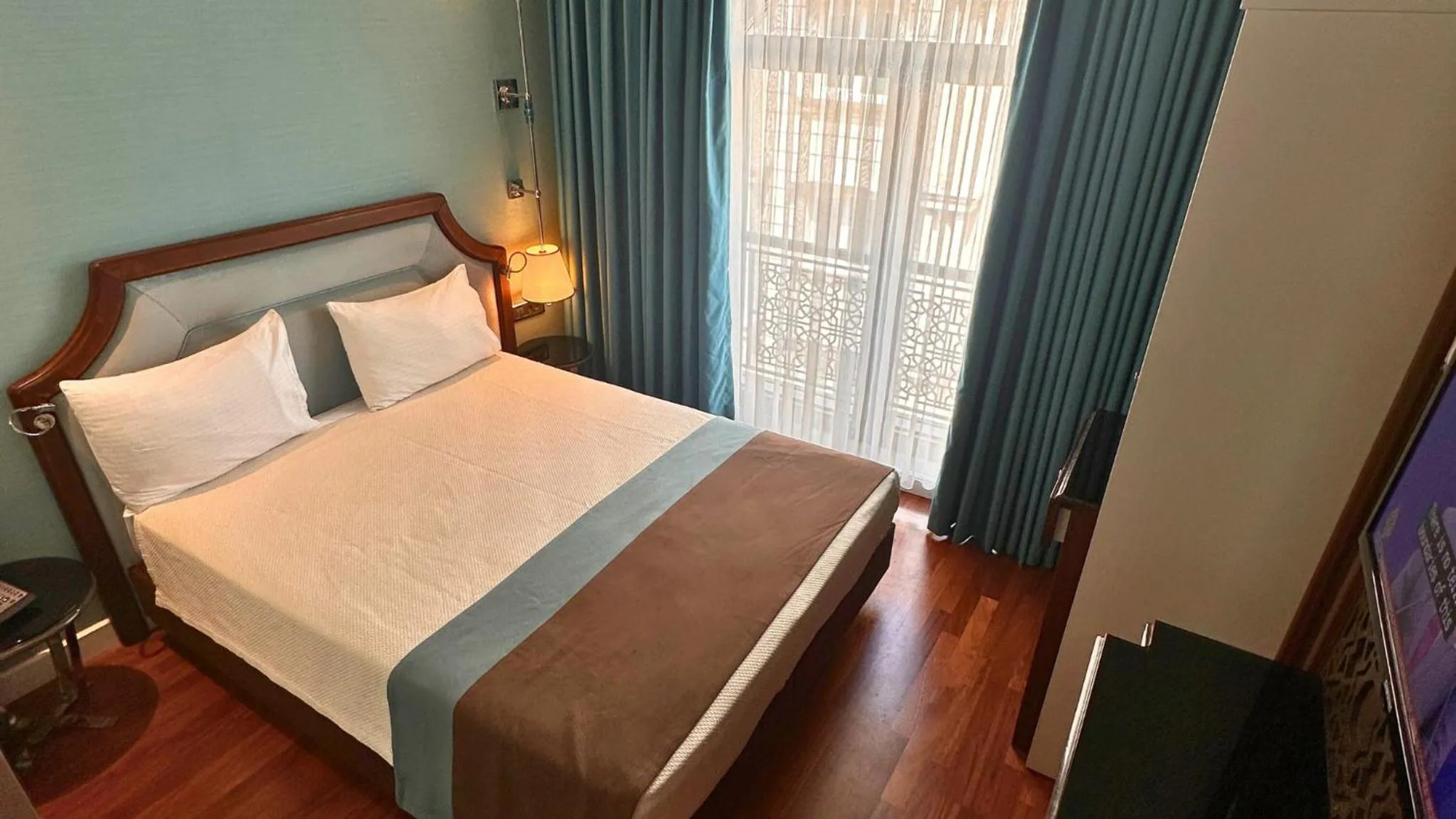 Bed in Grand Durmaz Hotel