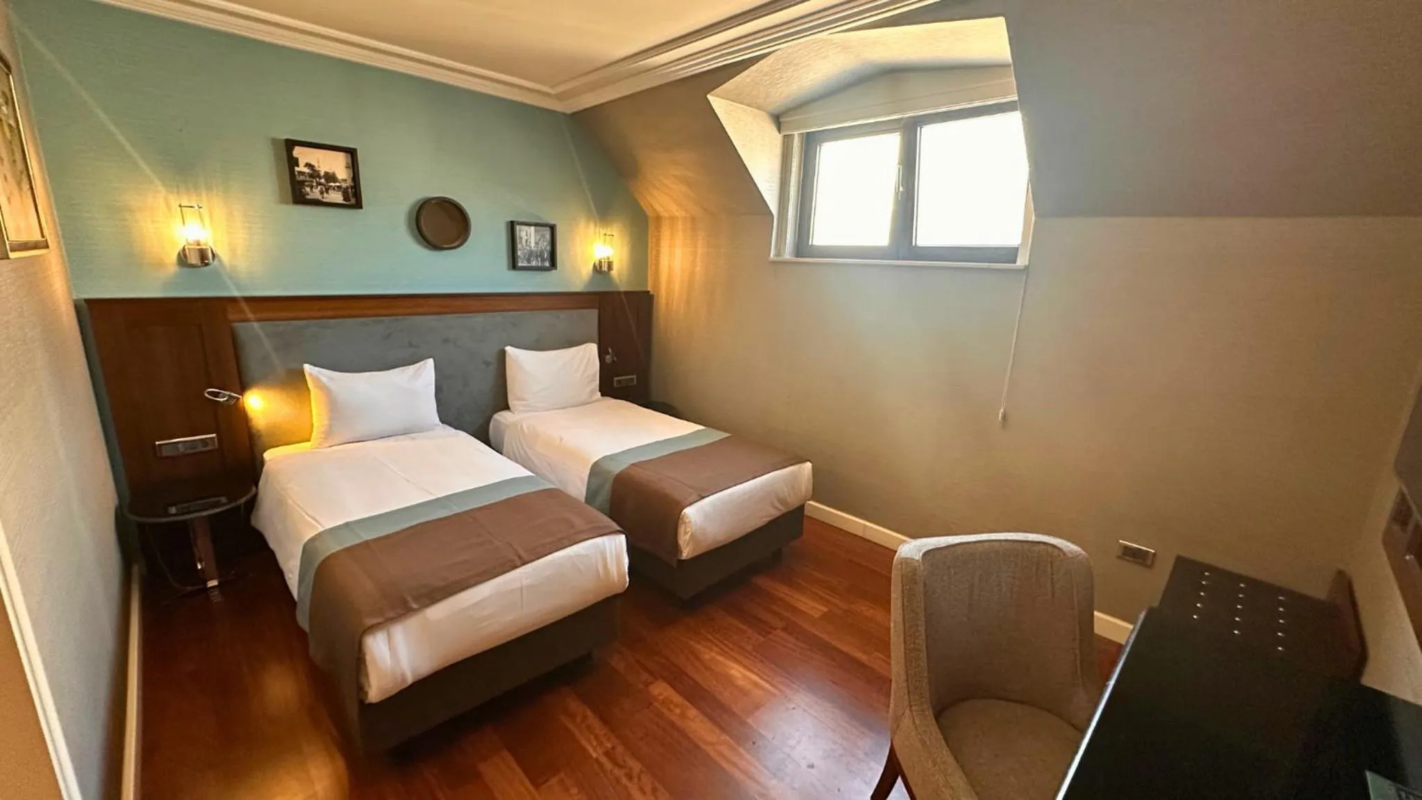 Bed in Grand Durmaz Hotel