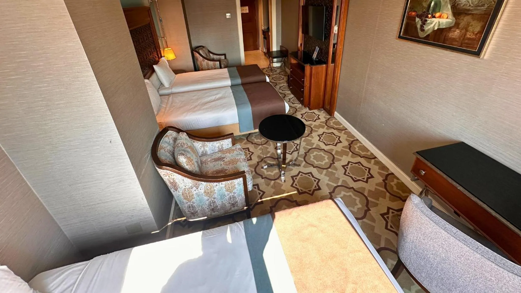 Bed in Grand Durmaz Hotel