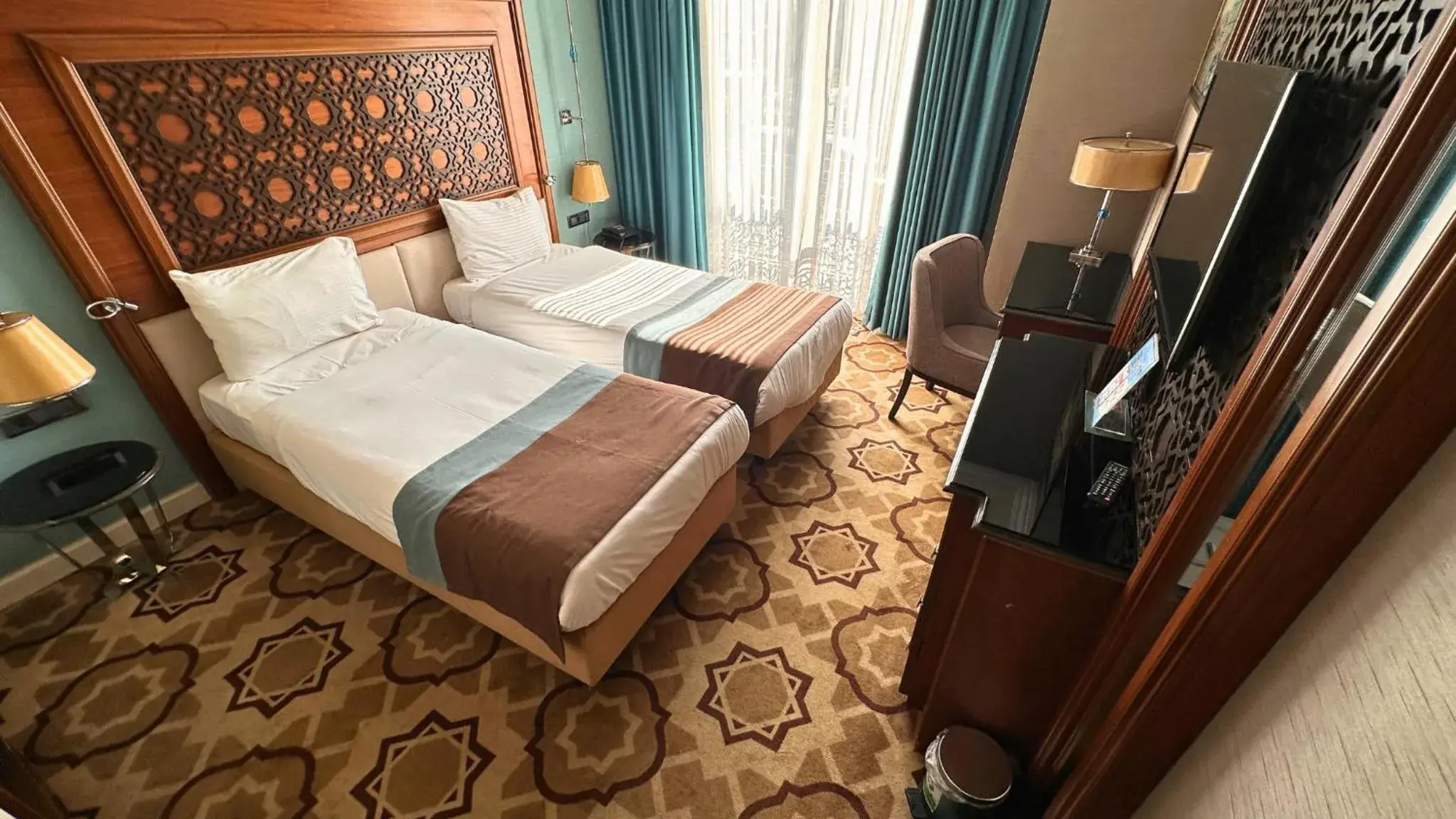 Bed in Grand Durmaz Hotel Bed in Grand Durmaz Hotel