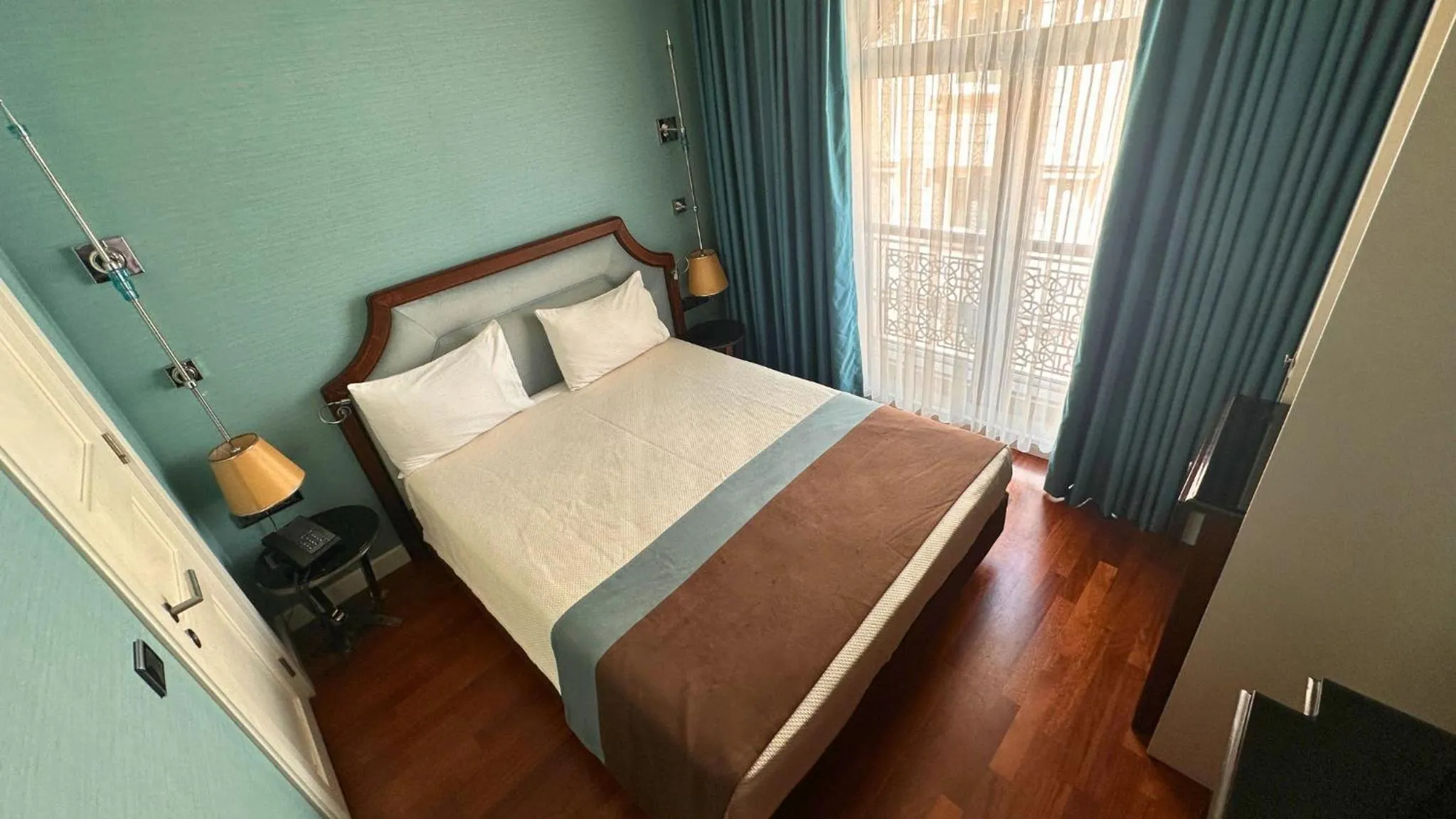 Bed in Grand Durmaz Hotel