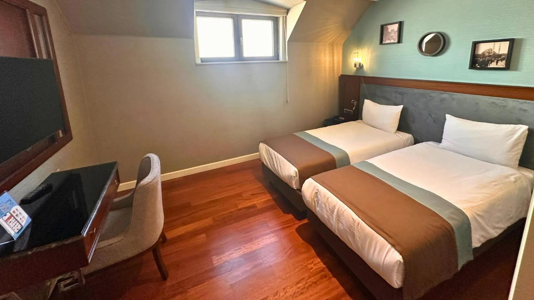 Bed in Grand Durmaz Hotel