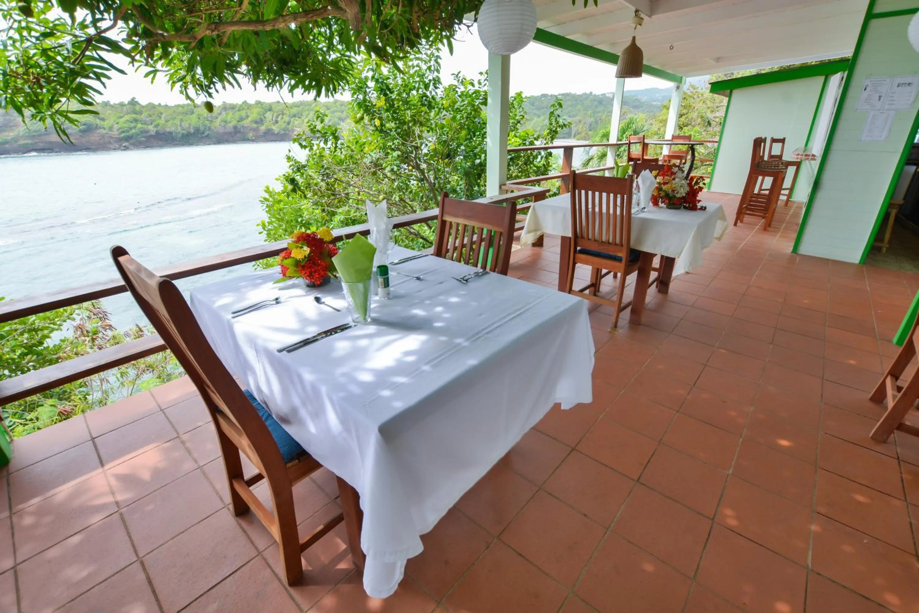 Patio in Cabier Ocean Lodge