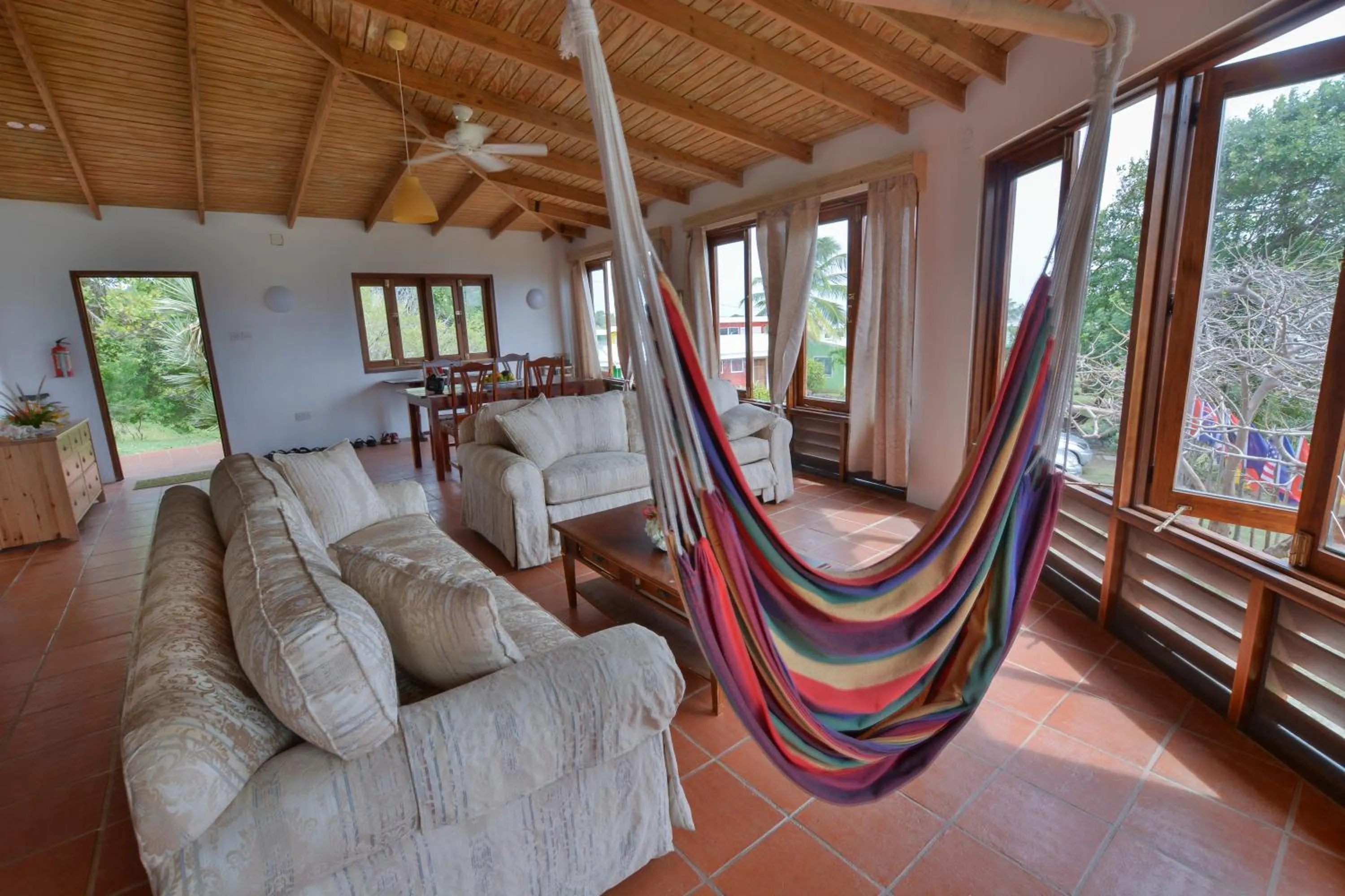 Living room in Cabier Ocean Lodge