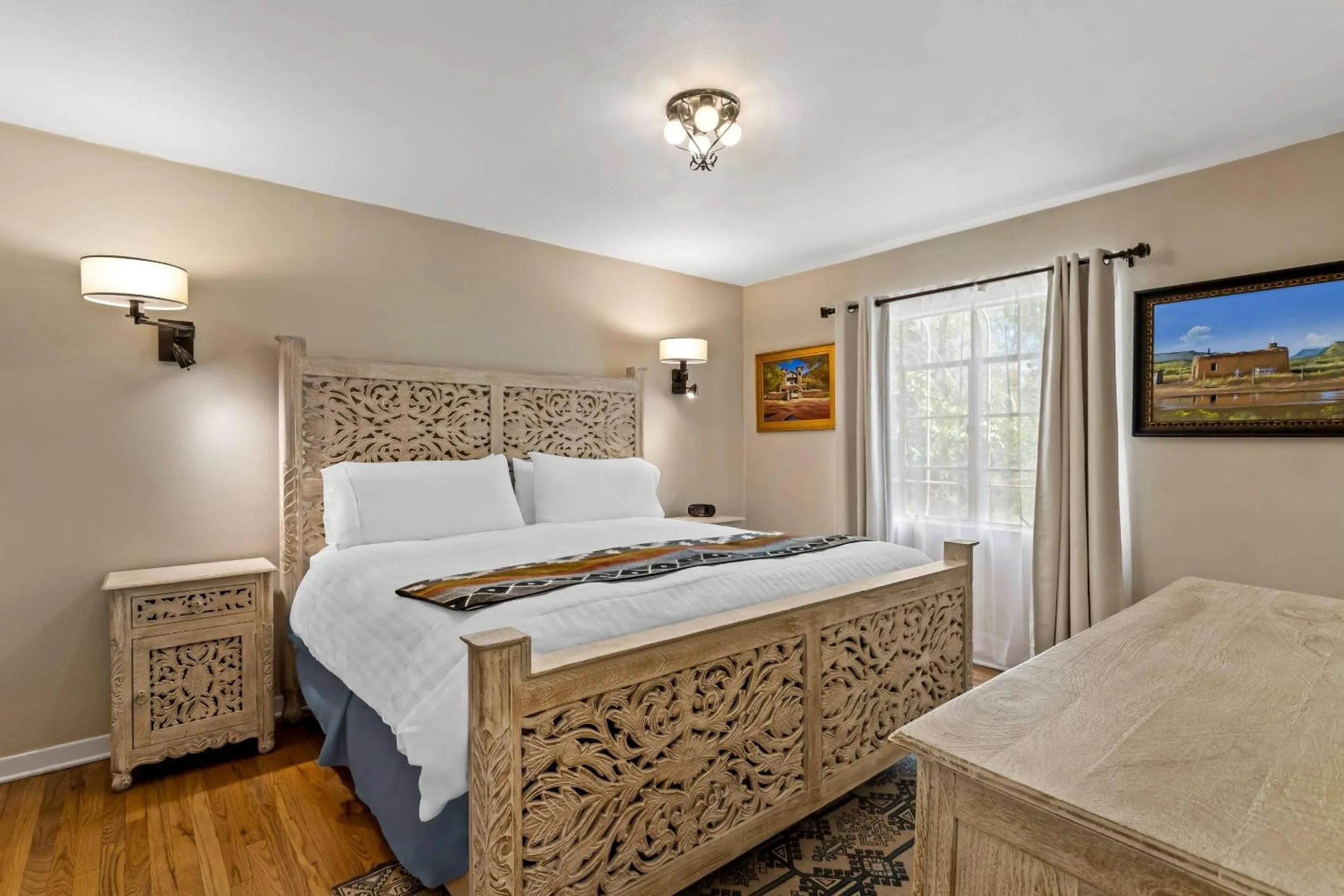 Bedroom, Bed in Casas de Suenos Old Town Historic Inn, an Ascend Collection Hotel