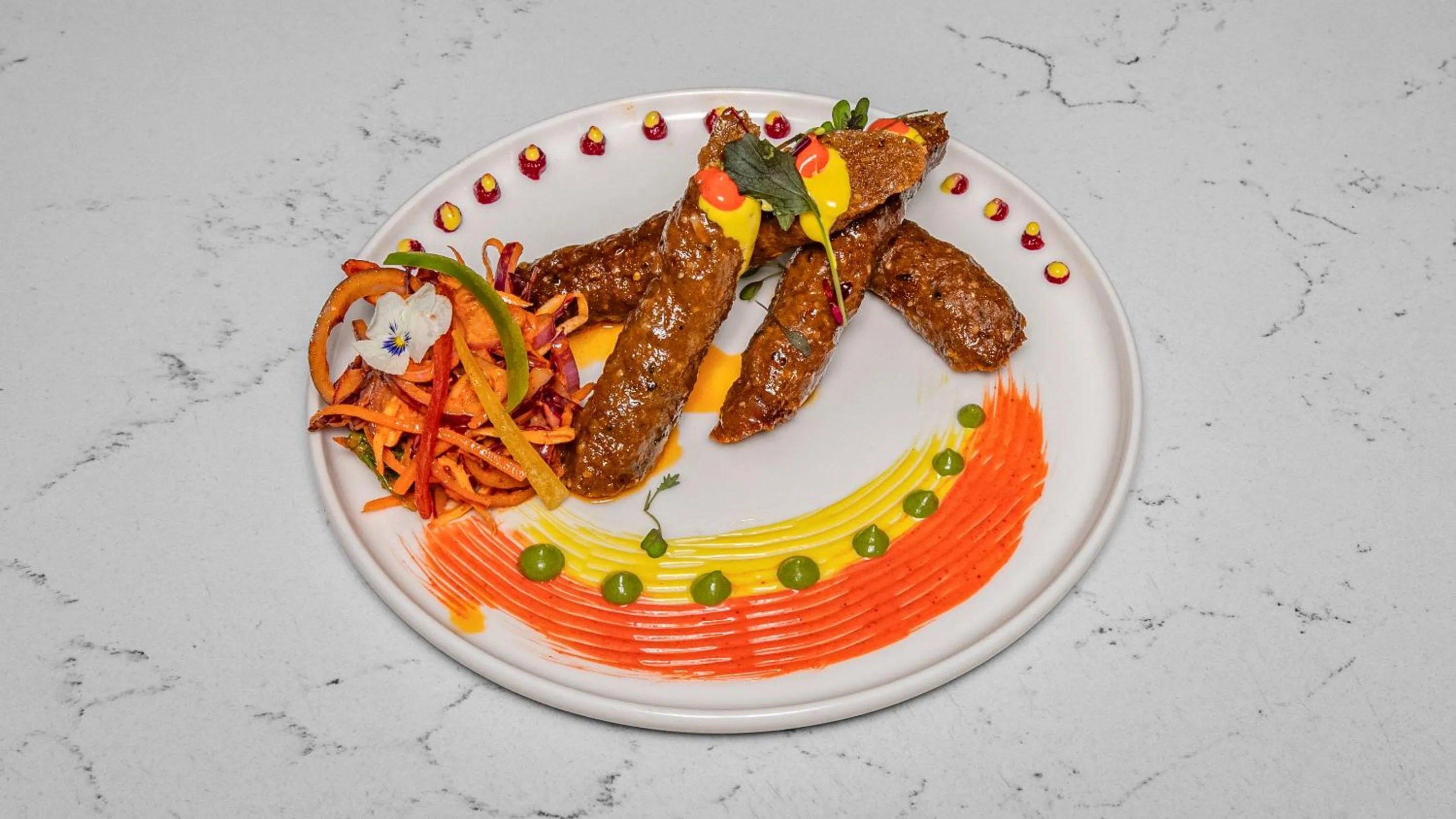 Food and drinks in The Strand Hotel, the former residence of Oscar Wilde