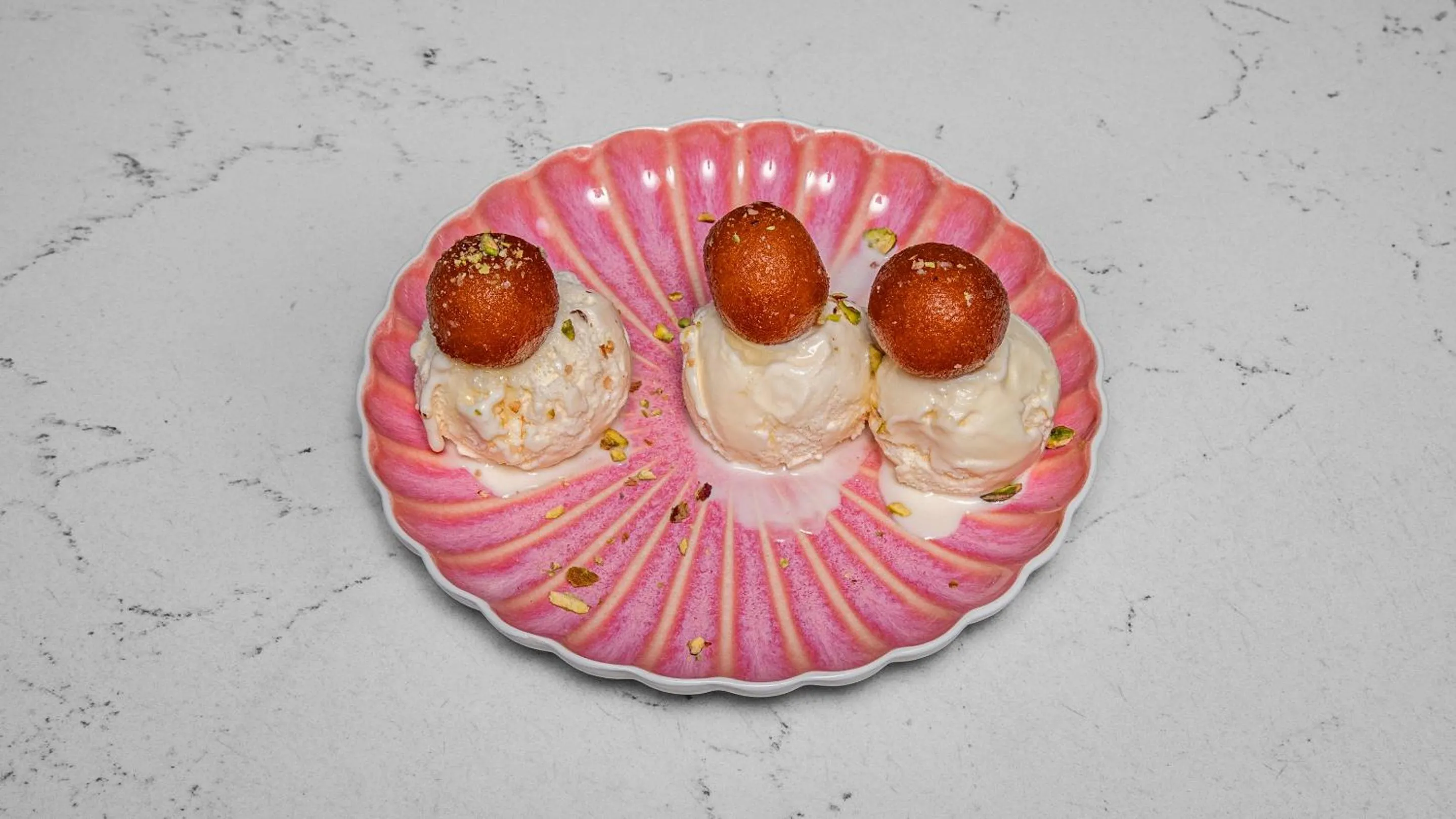 Food in The Strand Hotel, the former residence of Oscar Wilde