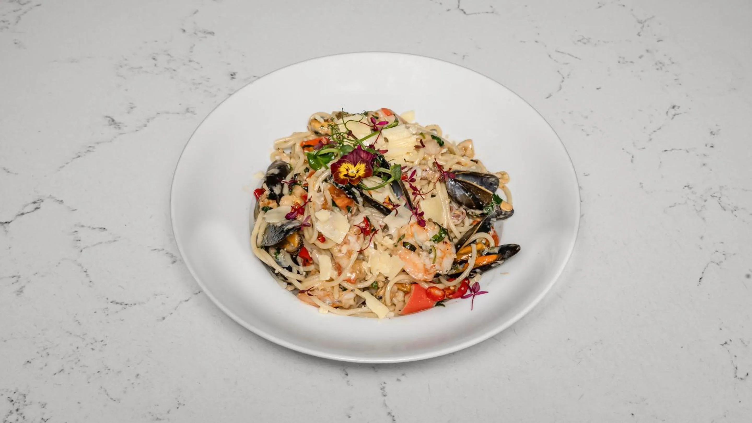 Food and drinks in The Strand Hotel, the former residence of Oscar Wilde