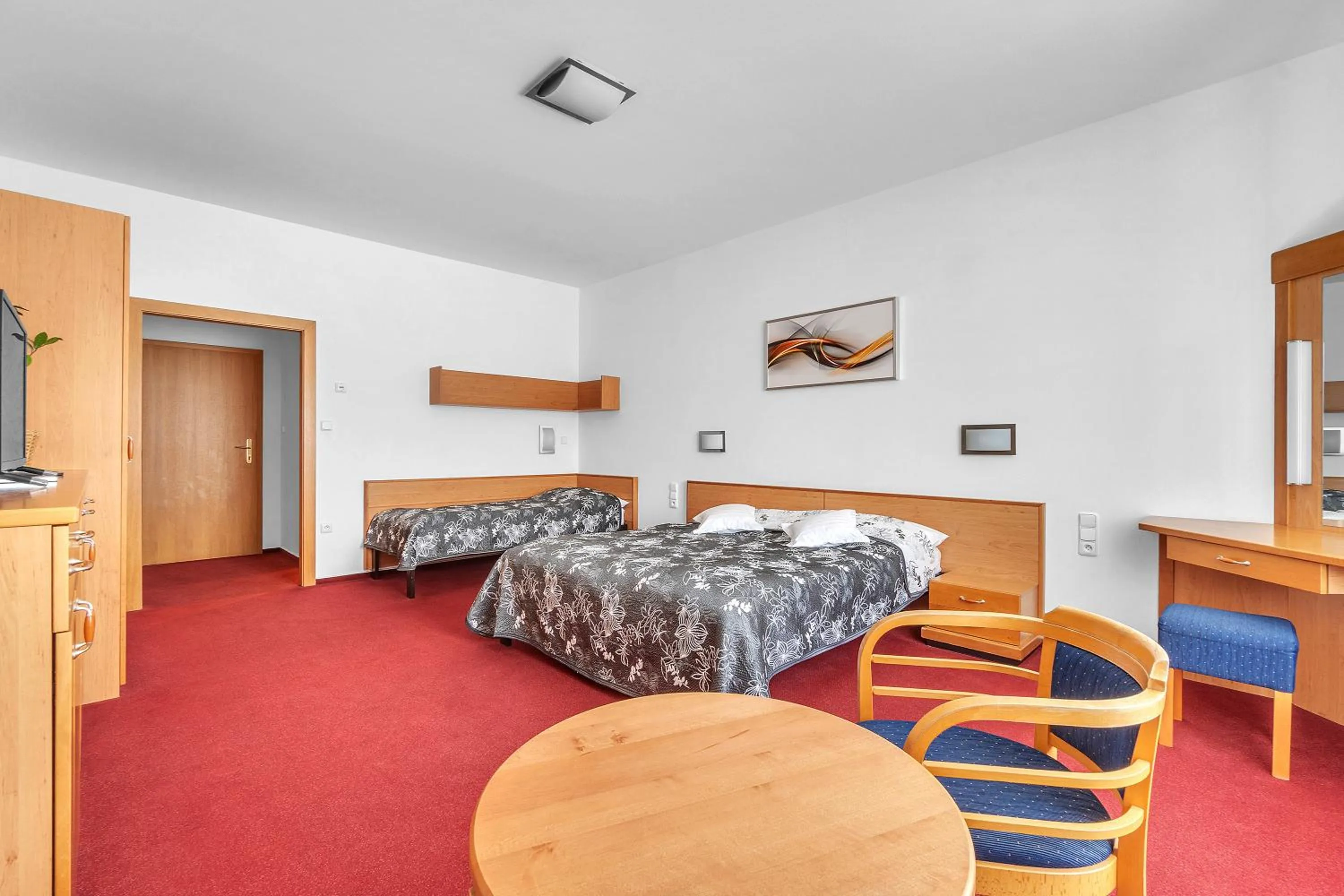 Bed in Hotel Za Vodou