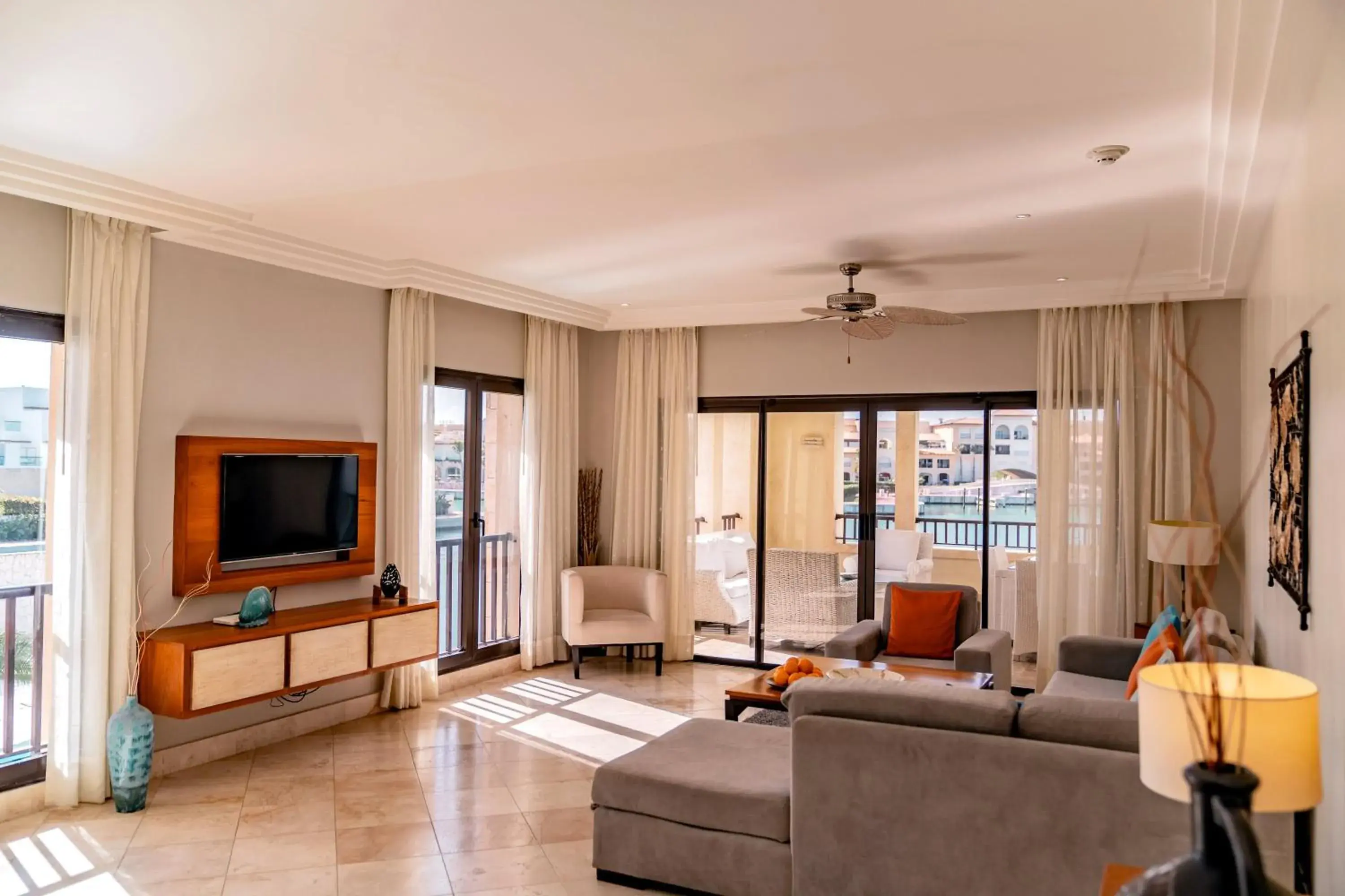 Living room in TAN Resorts Marina and Villas Cap Cana - All-Inclusive Living room in TAN Resorts Marina and Villas Cap Cana - All-Inclusive