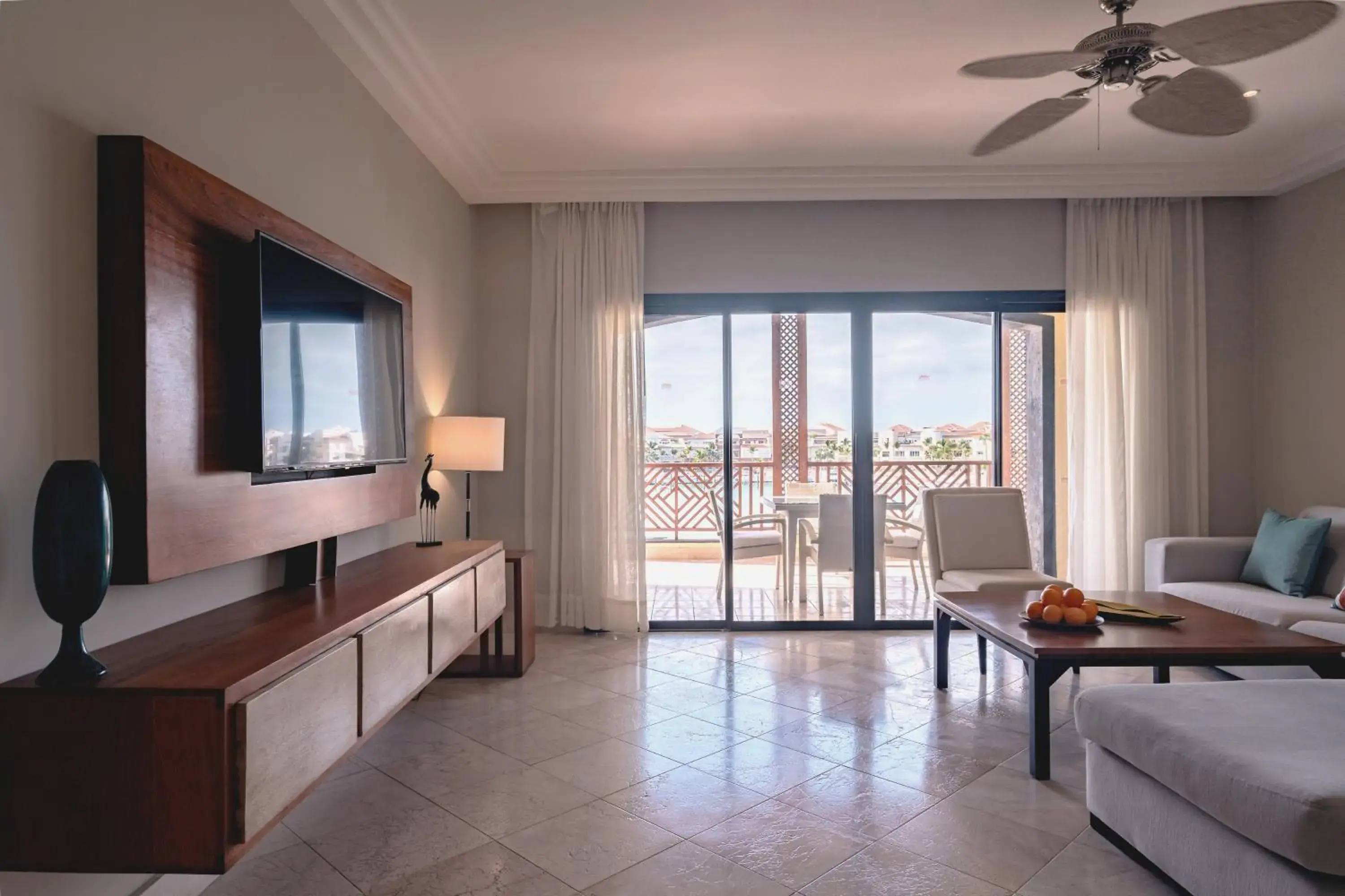 Living room, Bed in TAN Resorts Marina Cap Cana - All Inclusive Living room, Bed in TAN Resorts Marina Cap Cana - All Inclusive