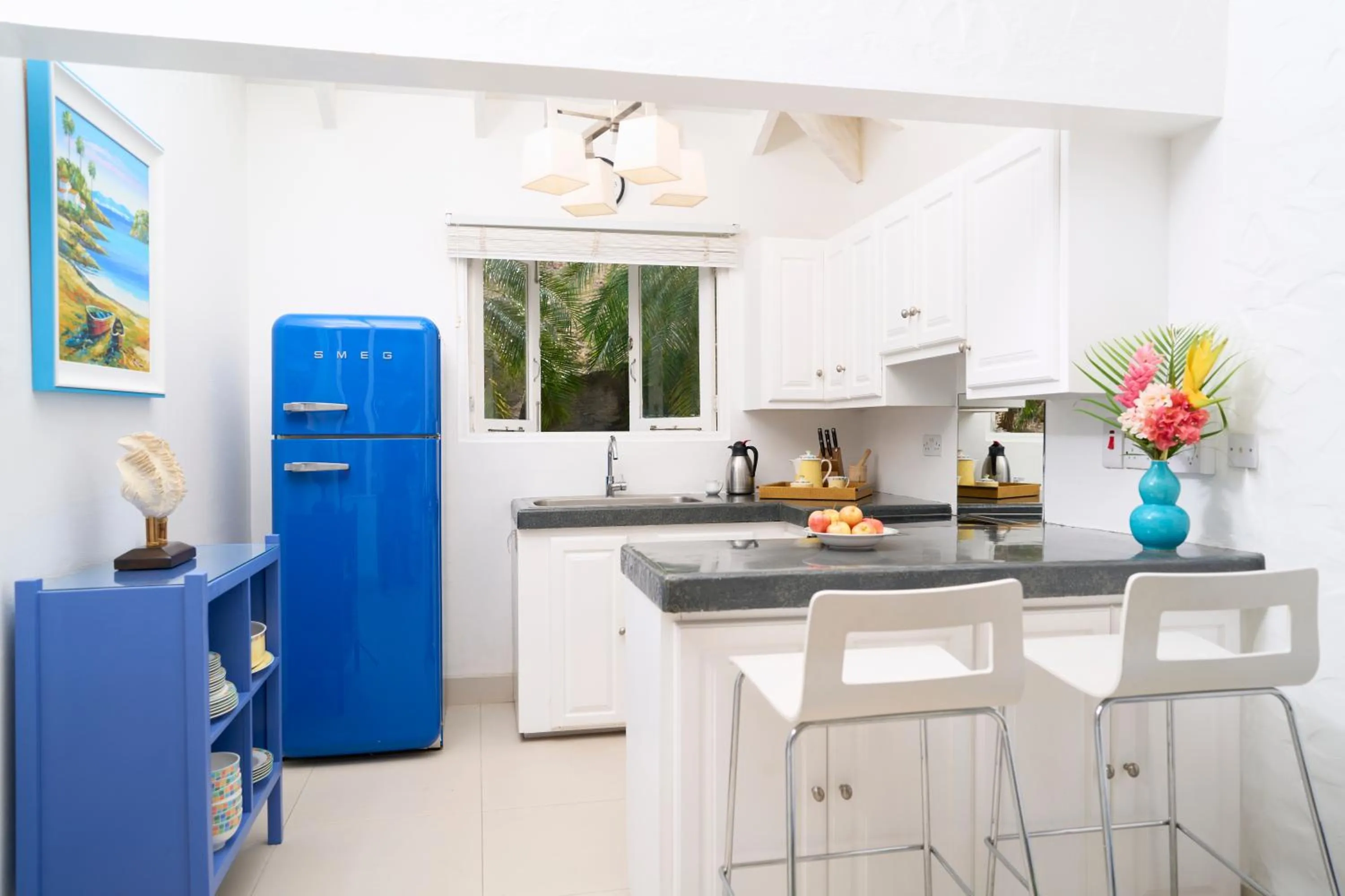 Kitchen or kitchenette in Mount Cinnamon Beach & Wellness Resort