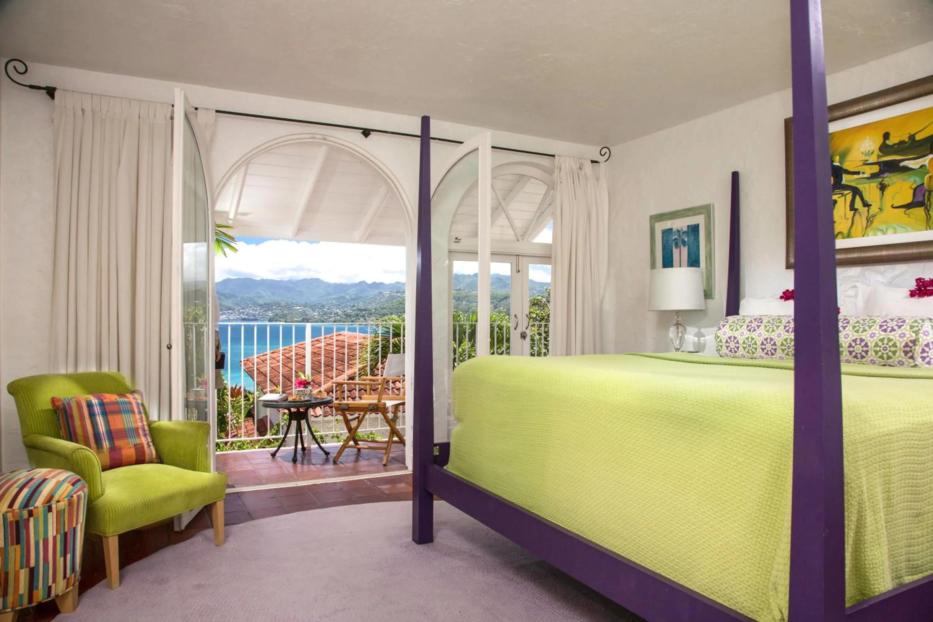 Bed in Mount Cinnamon Beach & Wellness Resort