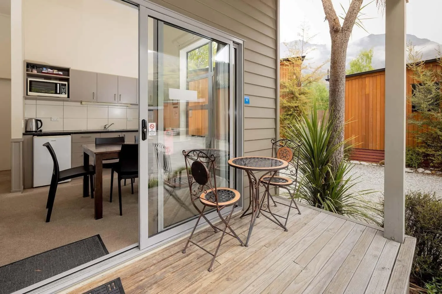 Balcony/Terrace in Queenstown Top 10 Holiday Park