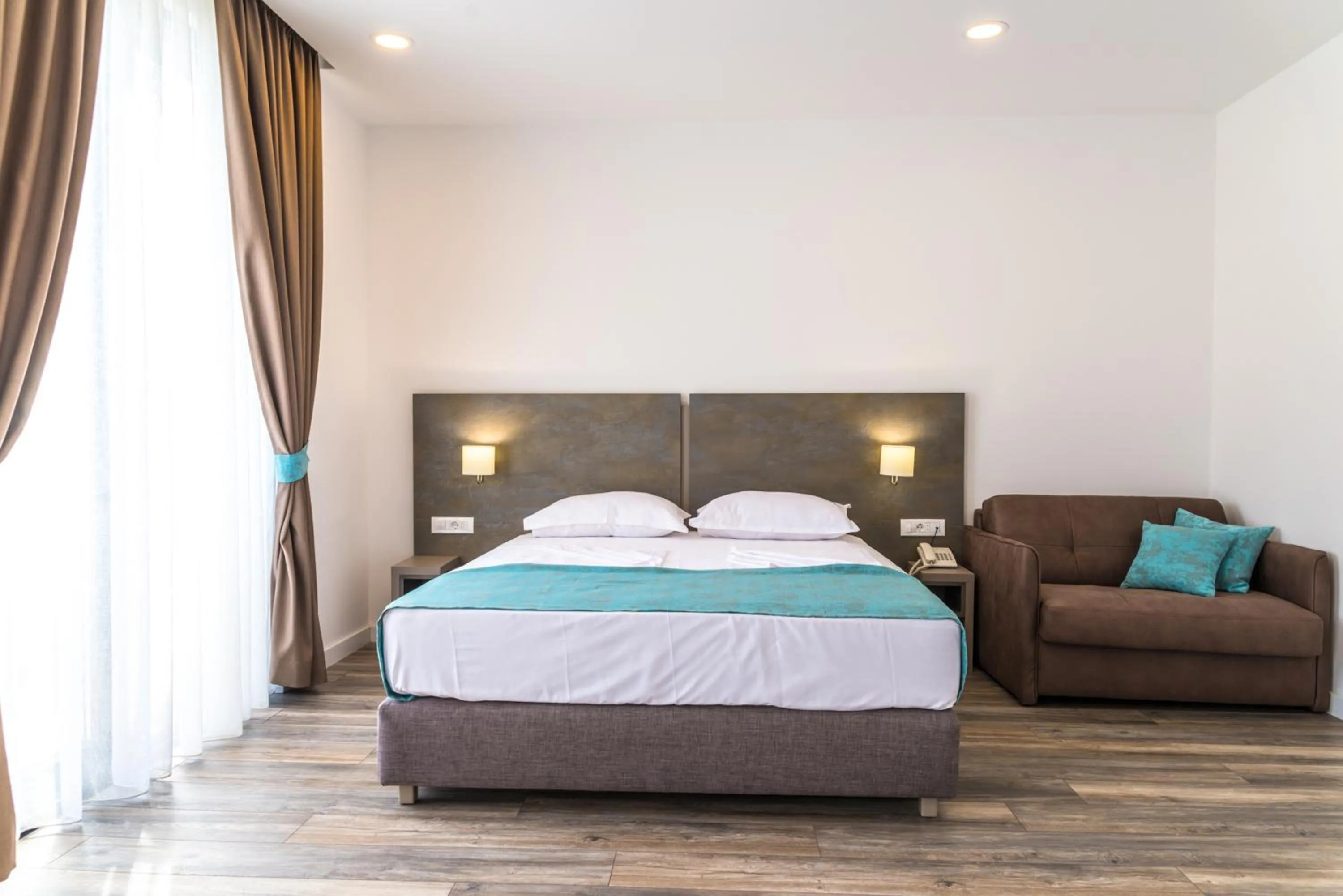 Bed in B&B Amfora