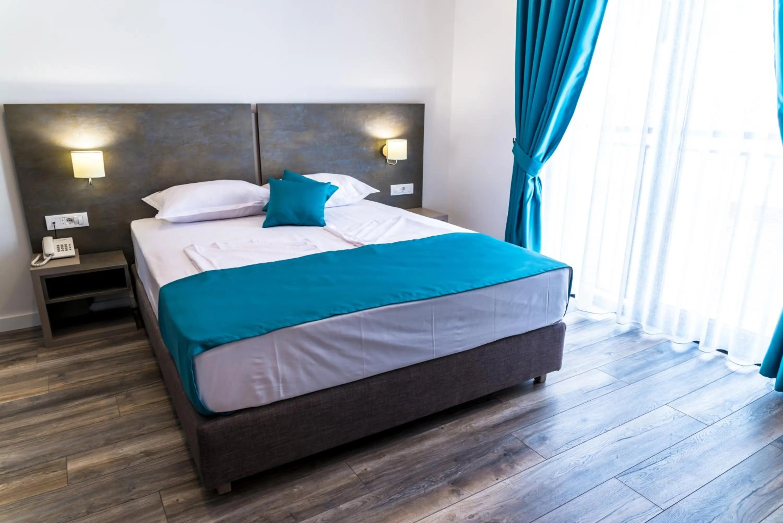 Bed in B&B Amfora