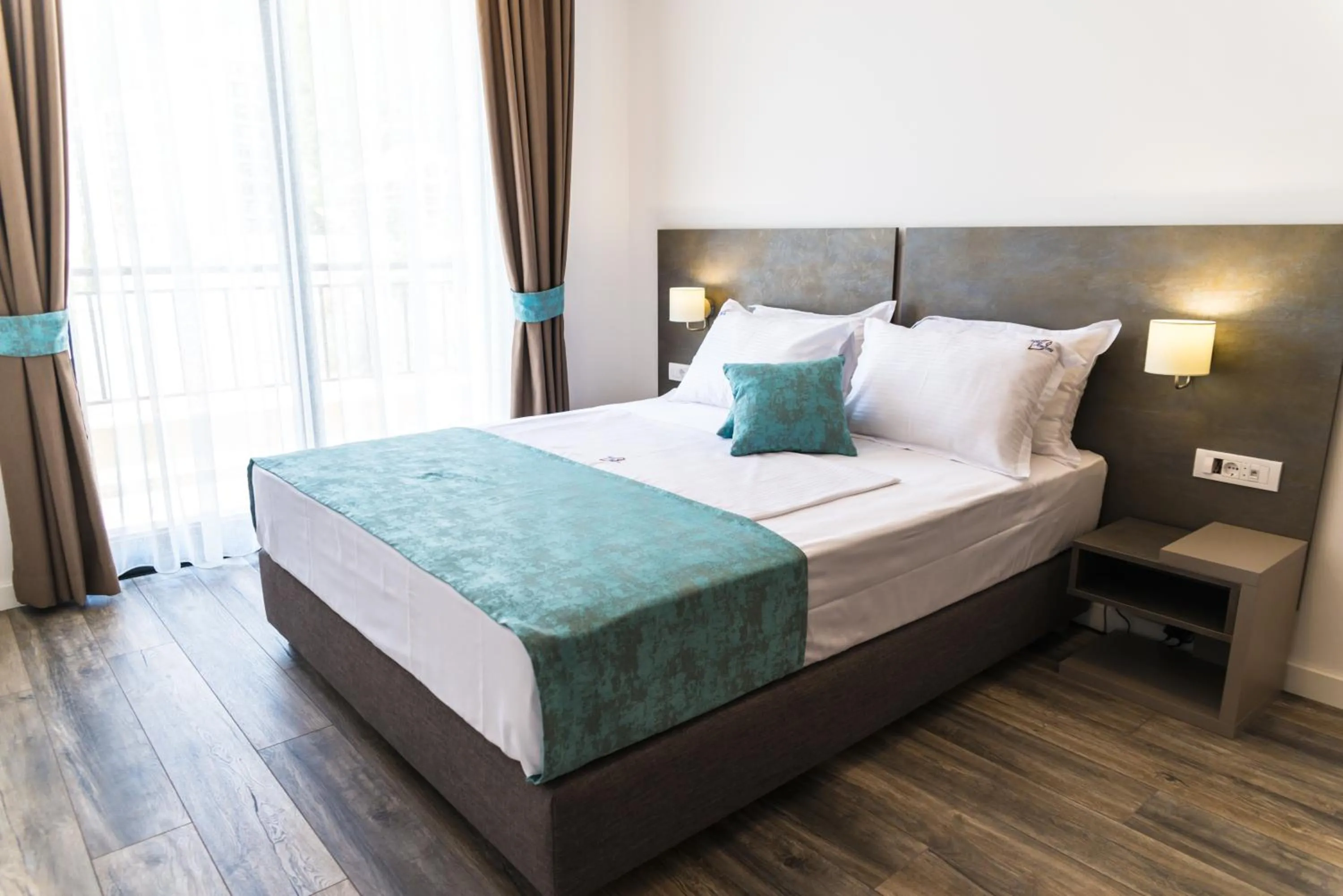 Bed in B&B Amfora