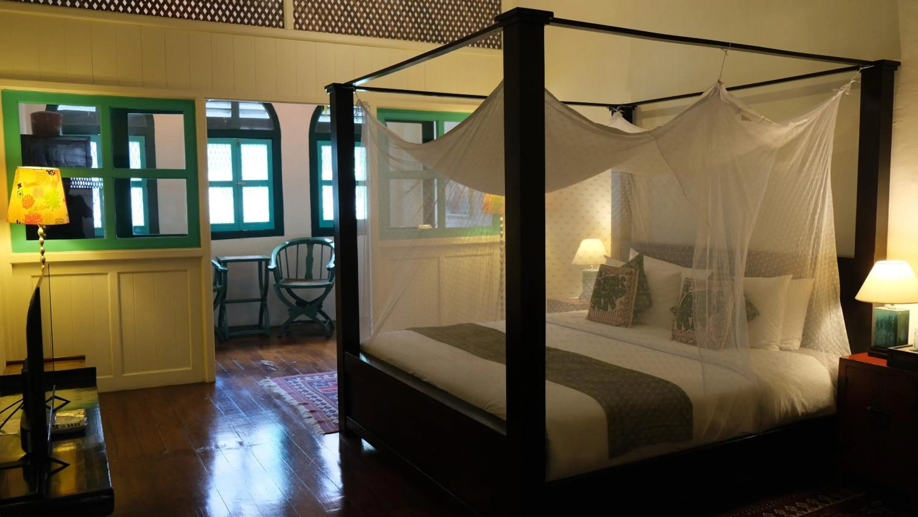 Bedroom, Bed in Coffee Atelier