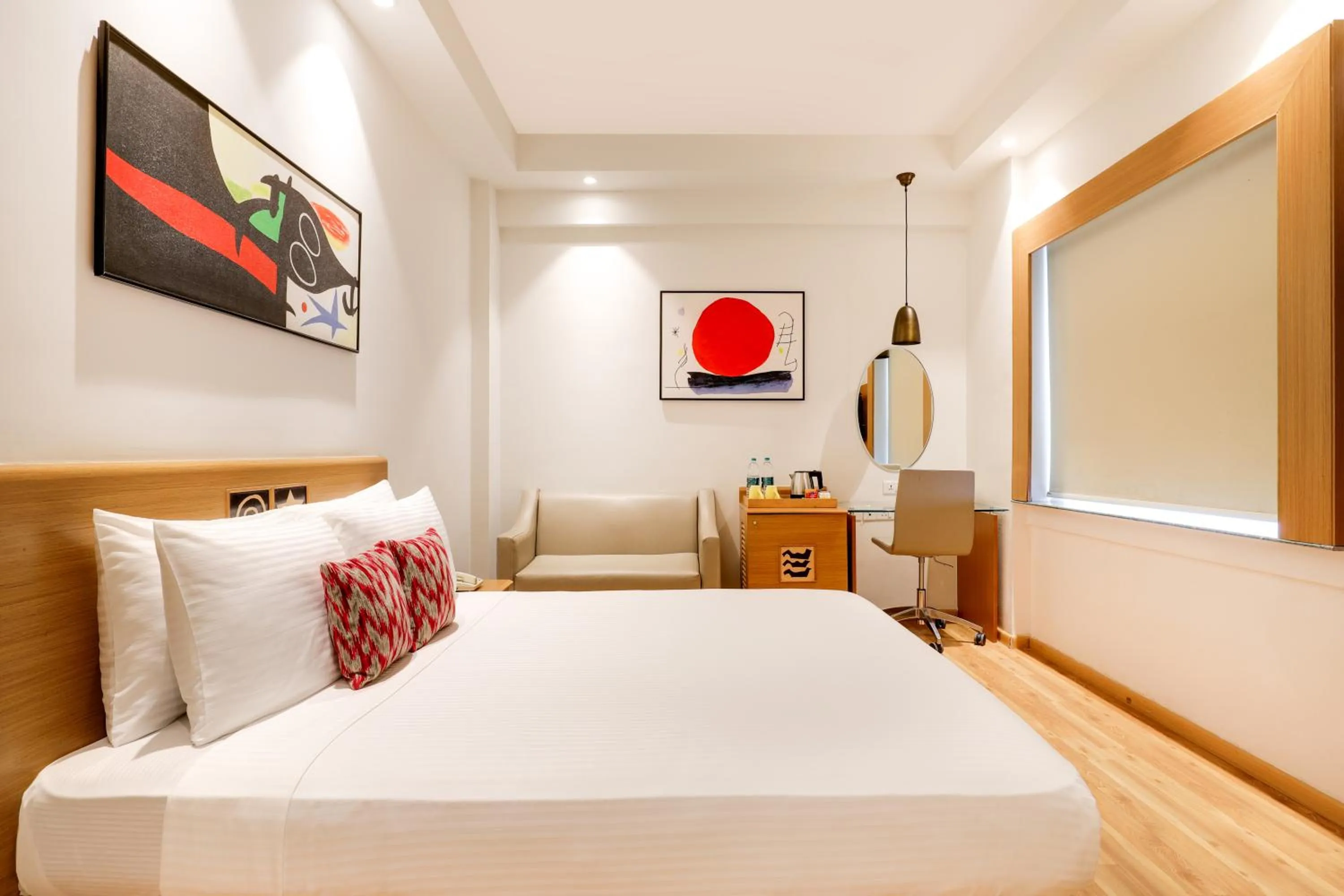 Bedroom, Bed in Lemon Tree Hotel Chandigarh