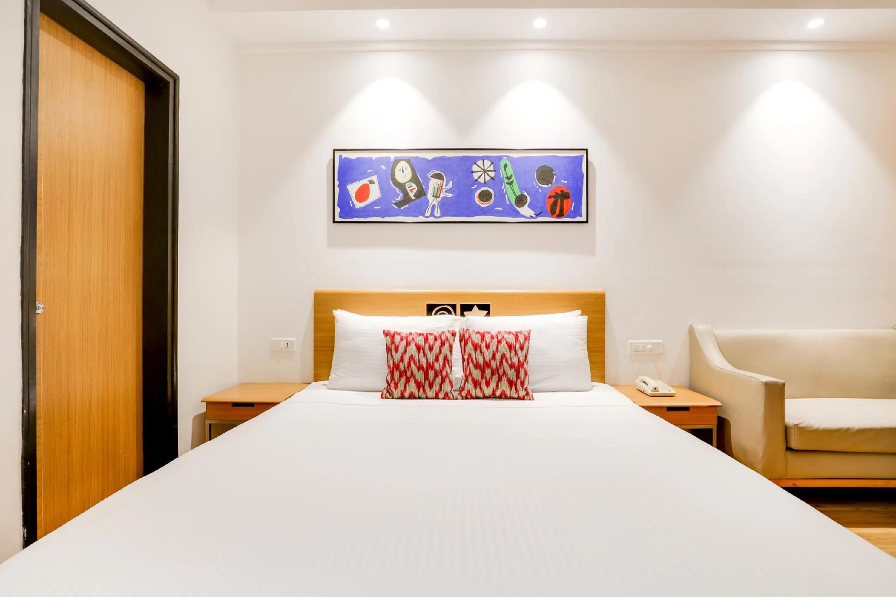 Bedroom, Bed in Lemon Tree Hotel Chandigarh