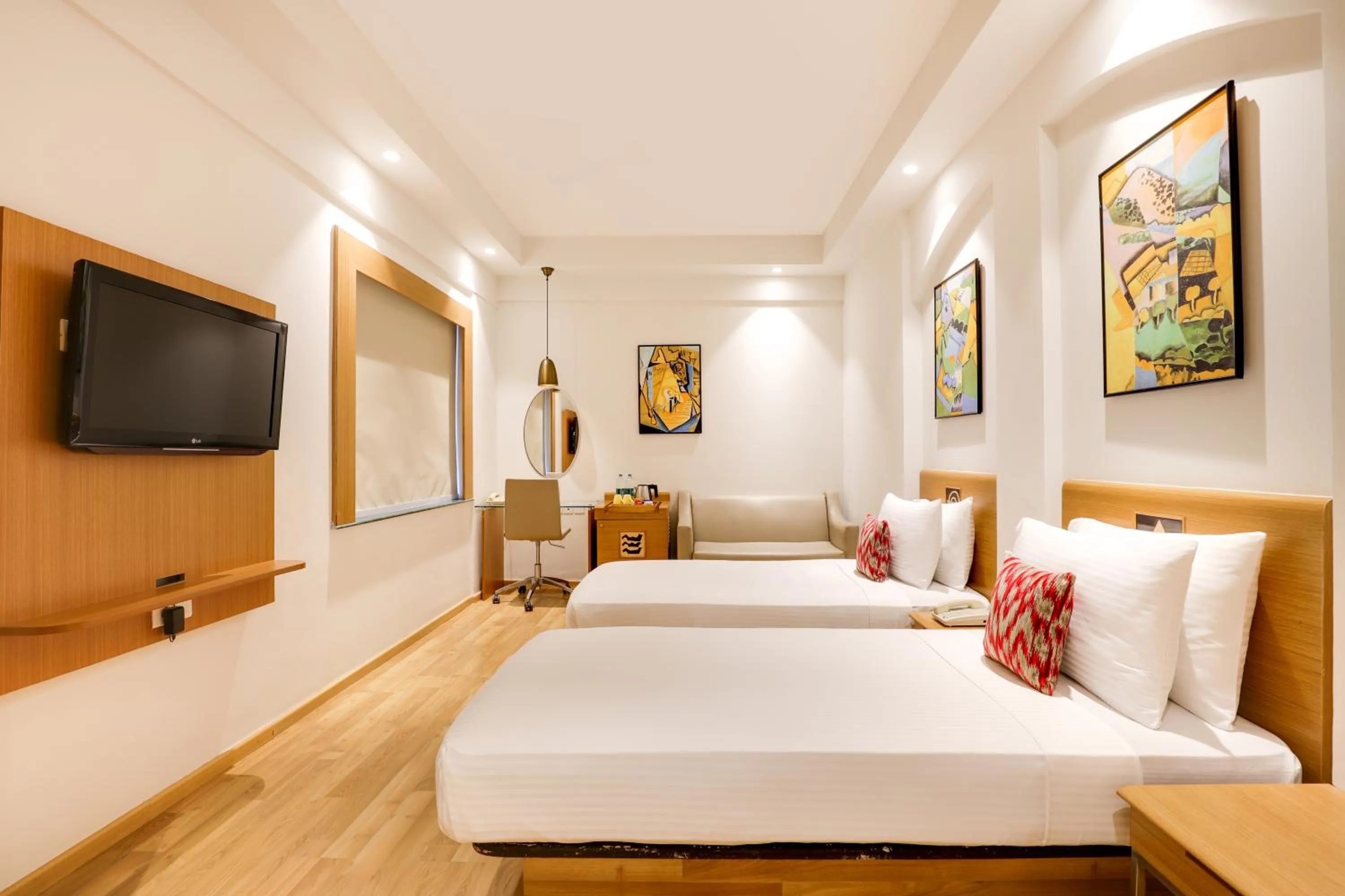 Bedroom, Bed in Lemon Tree Hotel Chandigarh