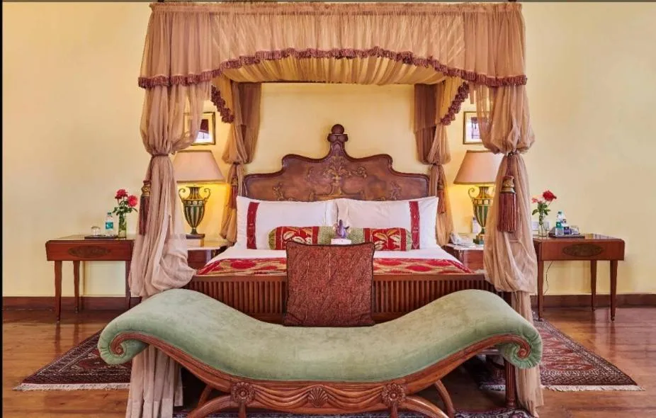 Bed in The LaLit Grand Palace Srinagar