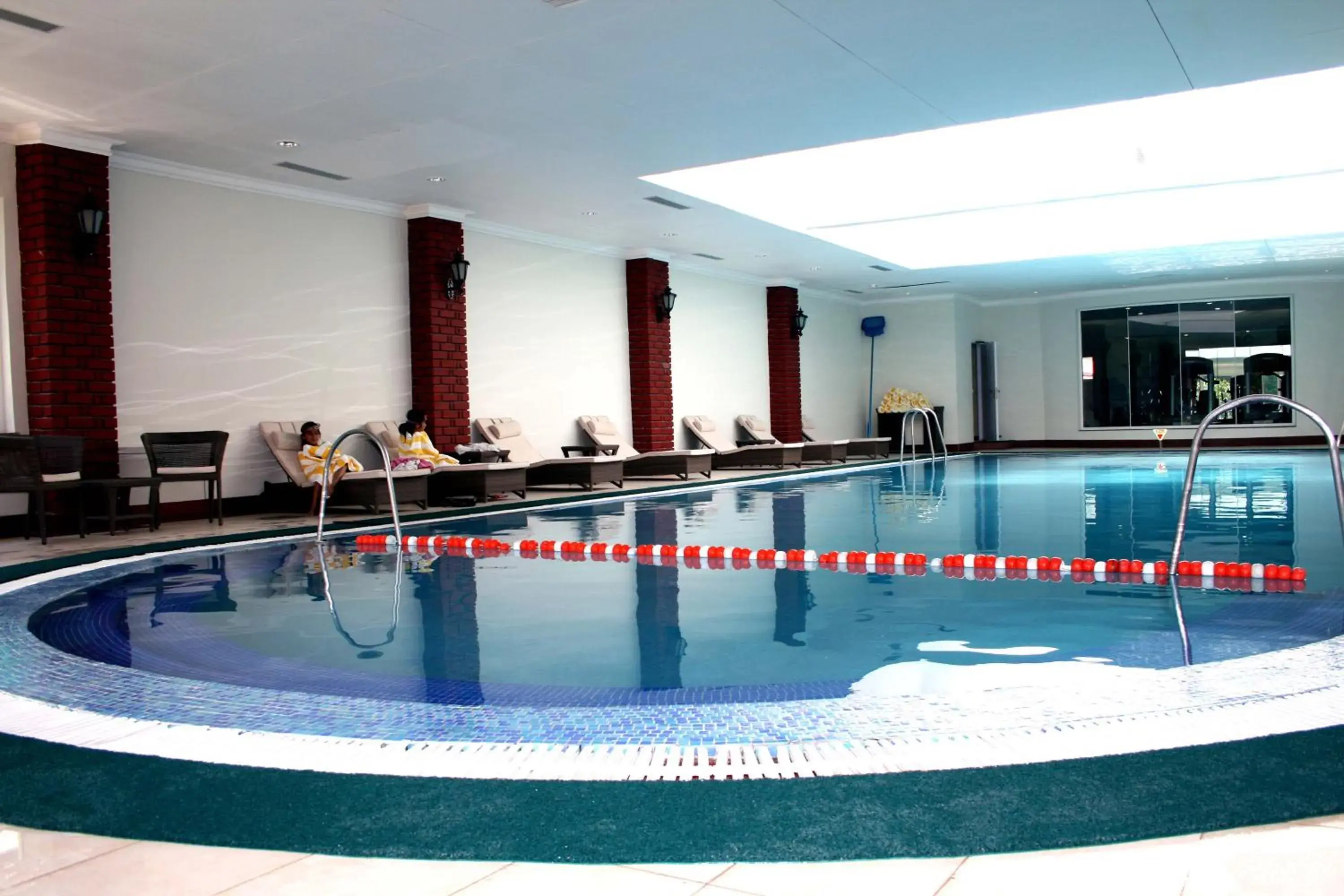 Swimming pool in The LaLit Grand Palace Srinagar Swimming pool in The LaLit Grand Palace Srinagar