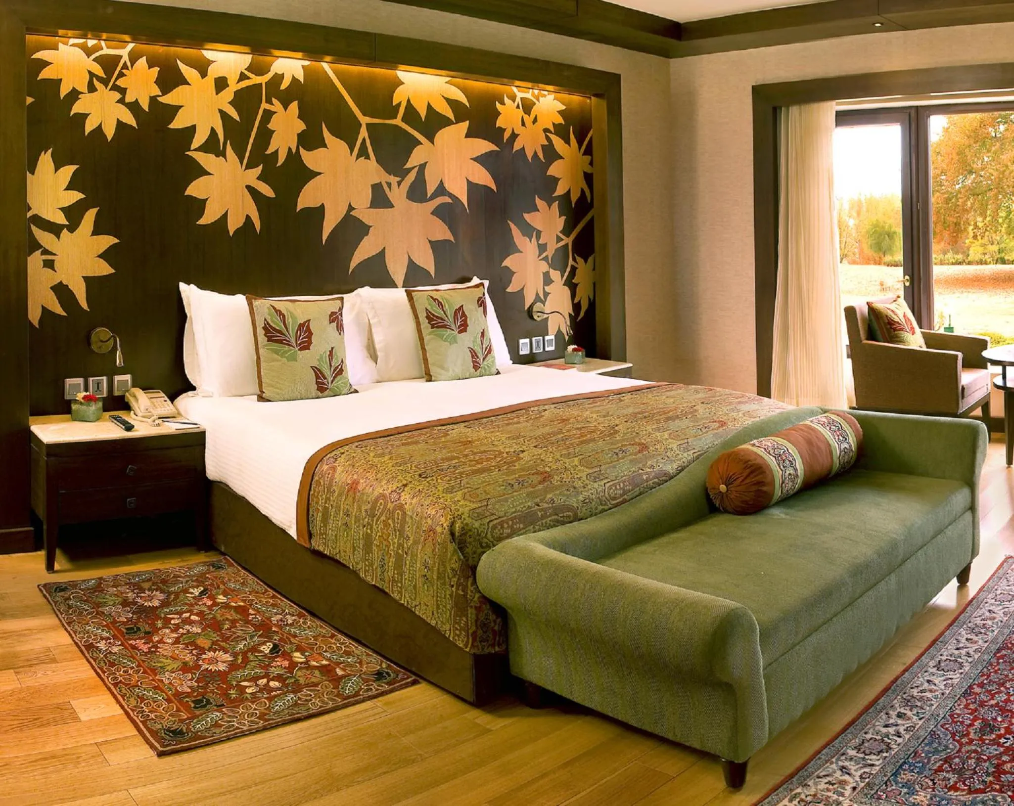 Bed in The LaLit Grand Palace Srinagar