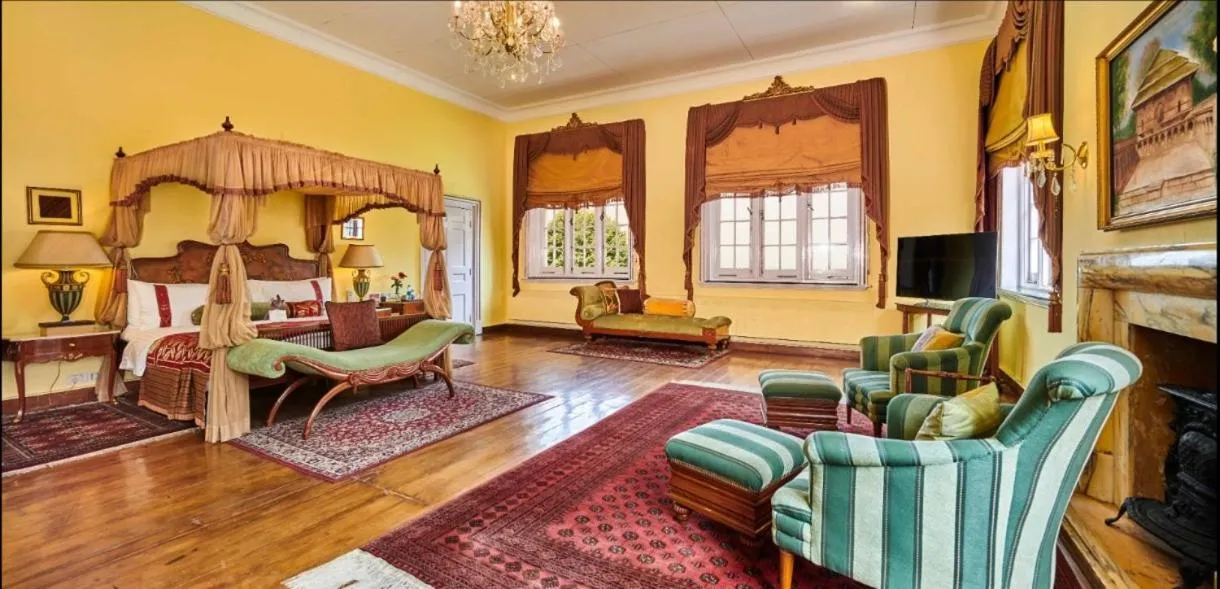 Bed in The LaLit Grand Palace Srinagar