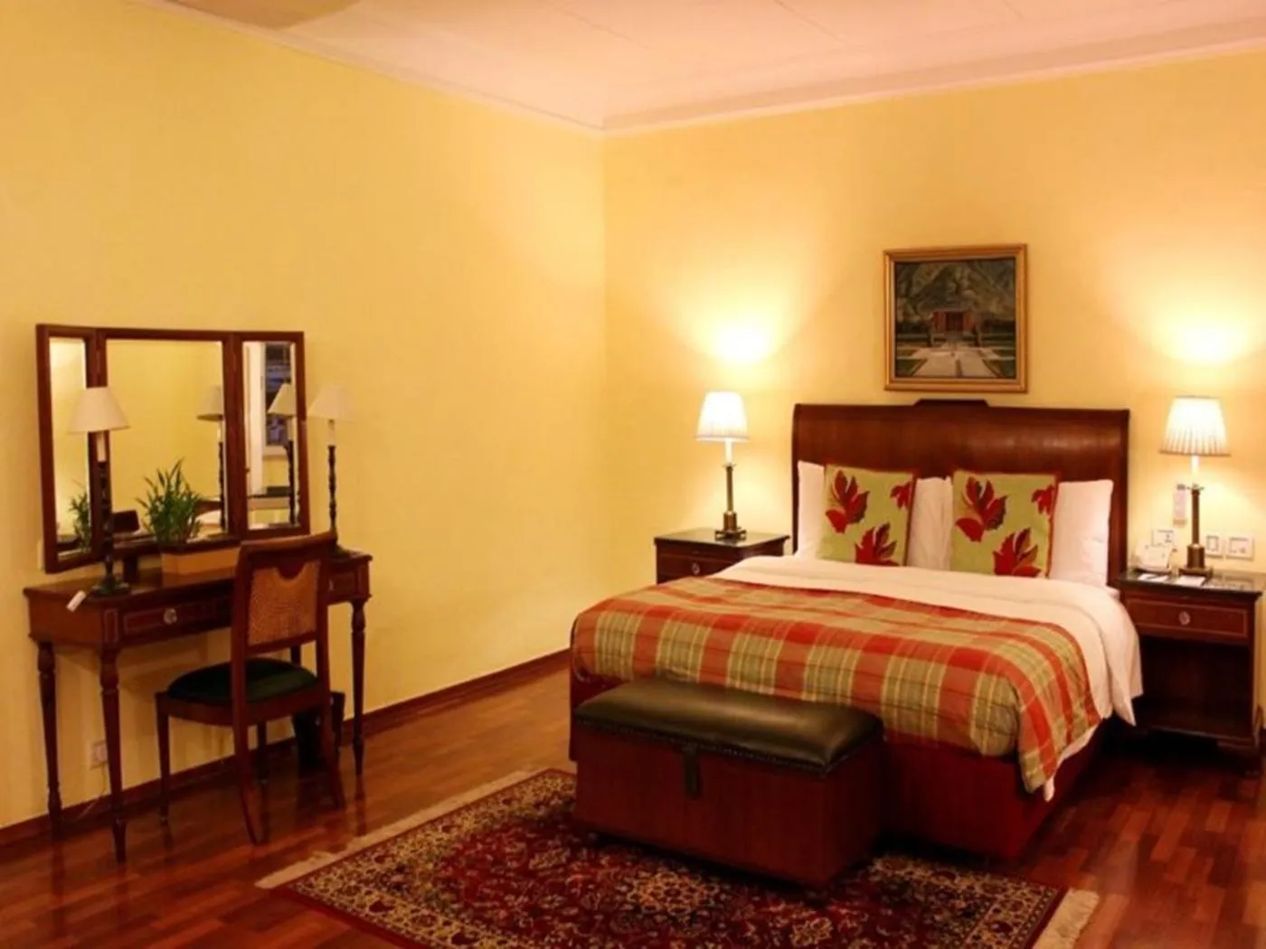 Bed in The LaLit Grand Palace Srinagar