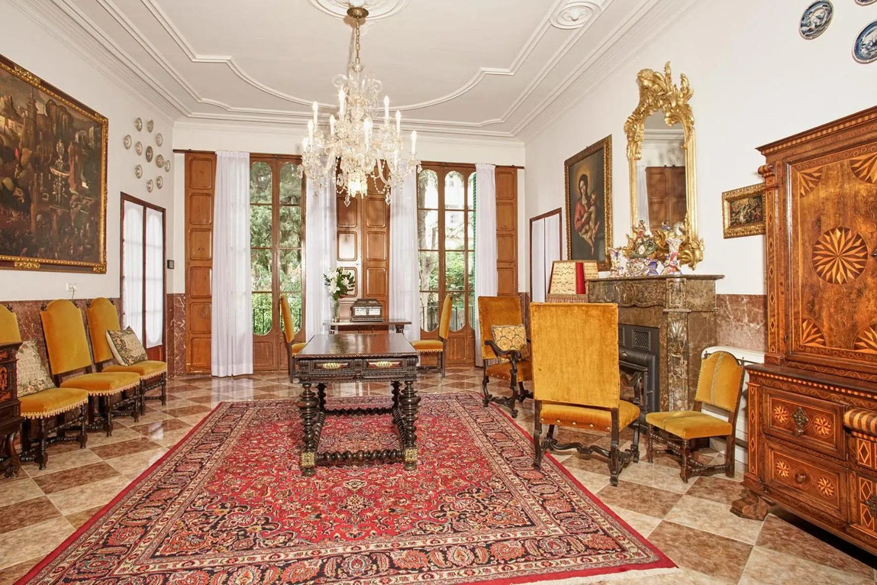 Communal lounge/ TV room in Casa Delmonte - Turismo de Interior