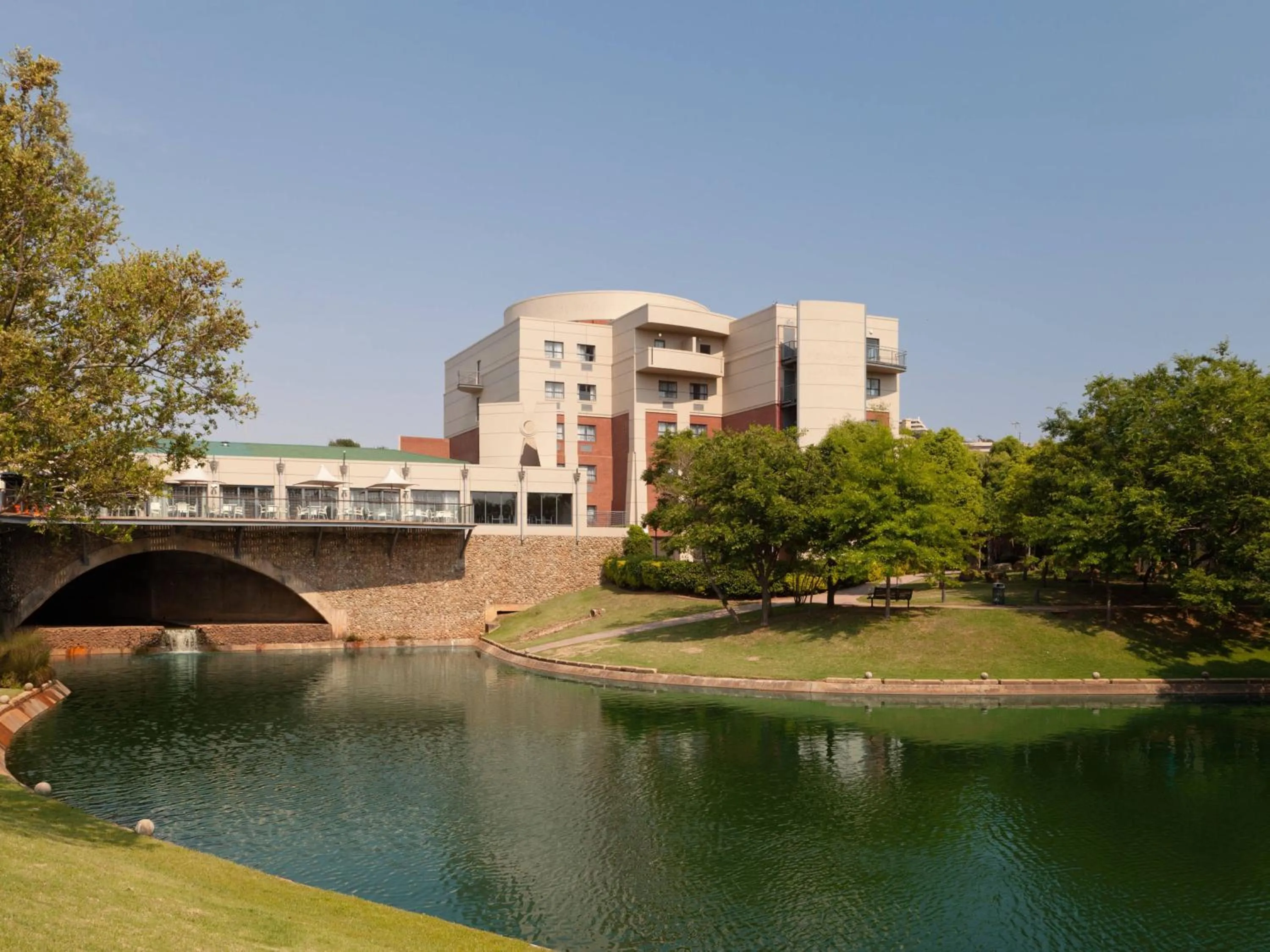 Lake view in ANEW Hotel Roodepoort Johannesburg