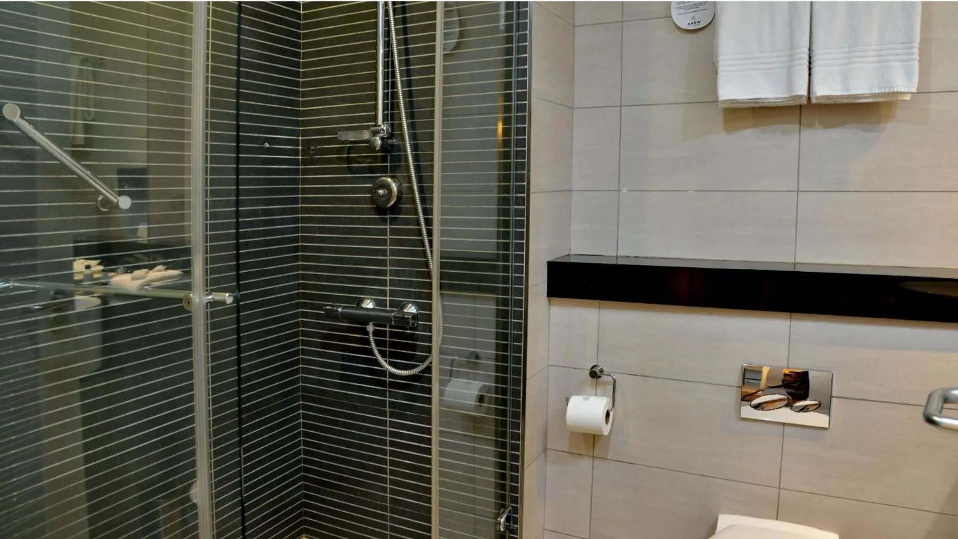 Shower in ANEW Hotel Roodepoort Johannesburg