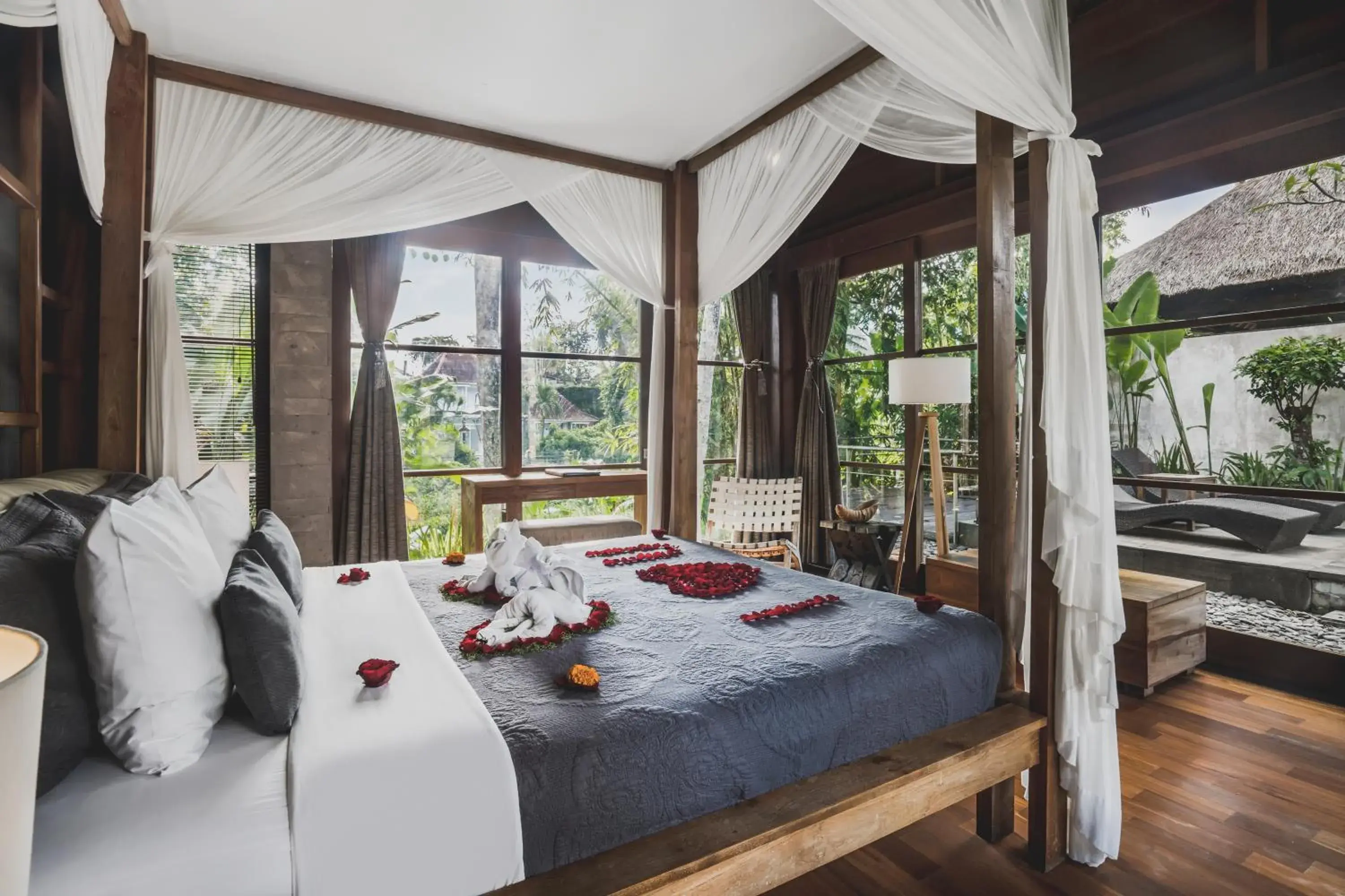 View (from property/room), Bed in Luwak Estate View (from property/room), Bed in Luwak Estate