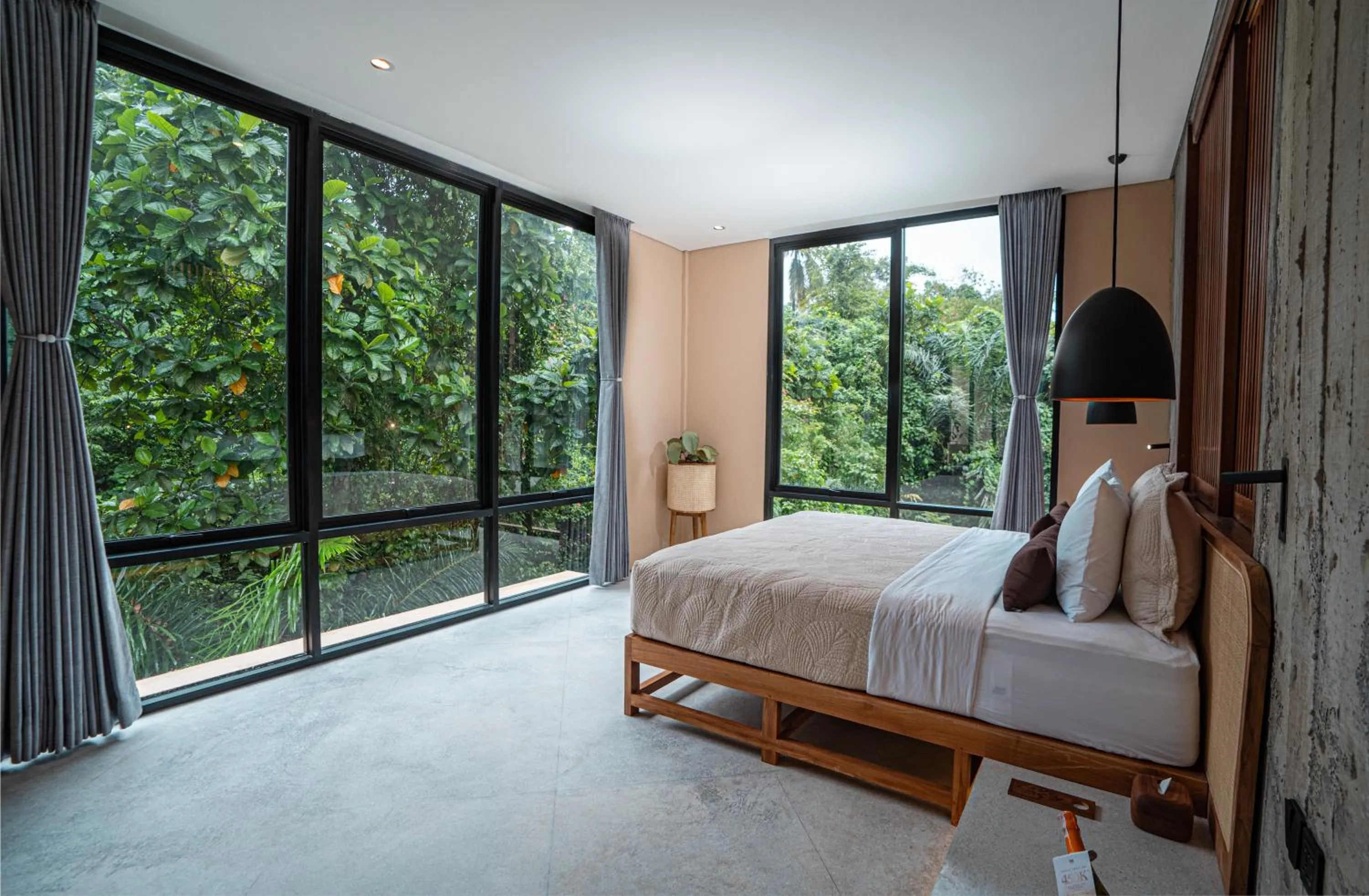 Bedroom, Bed in Luwak Ubud Villa & Jungle Suite
