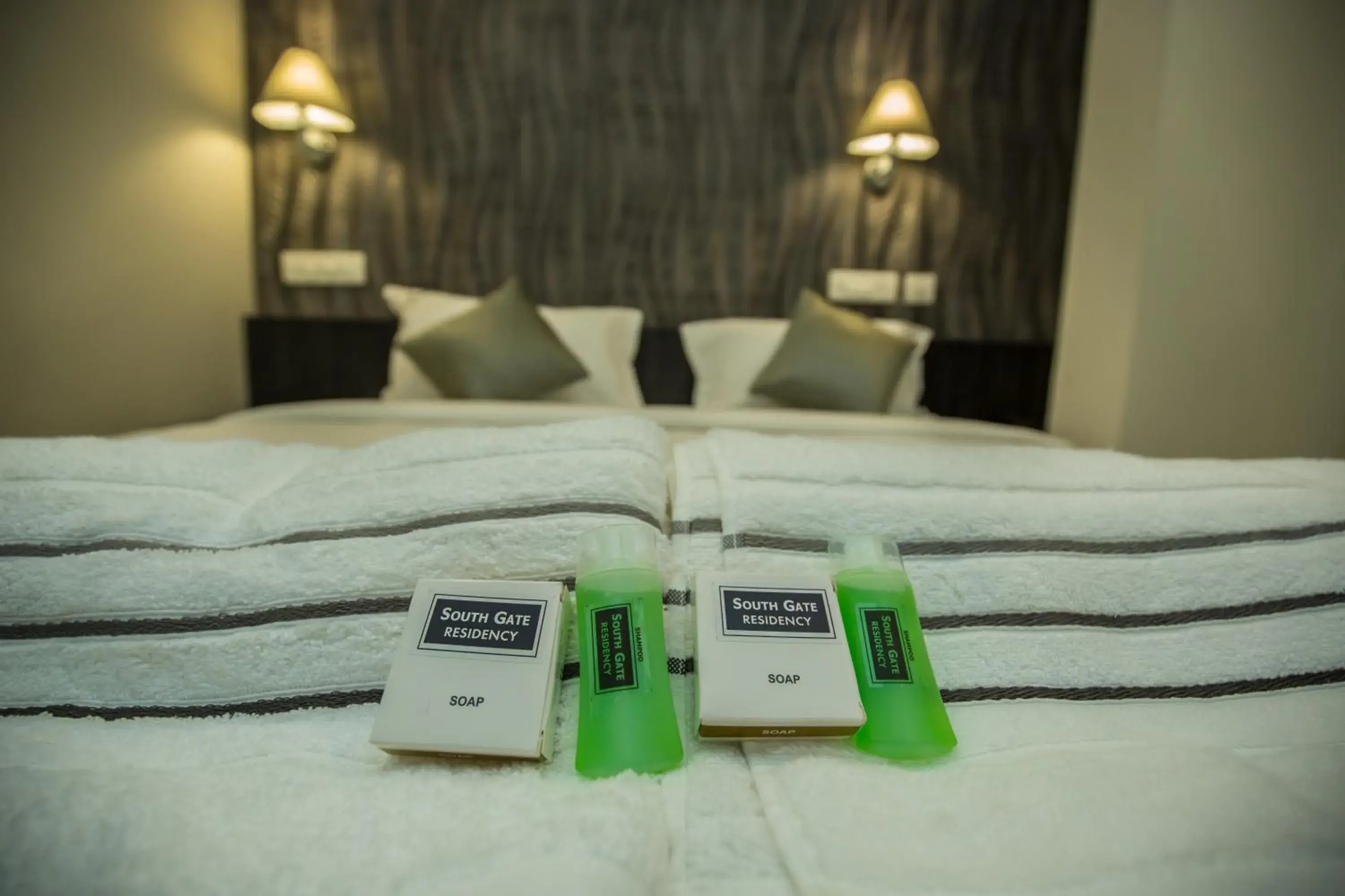 towels, Bed in South Gate Residency towels, Bed in South Gate Residency