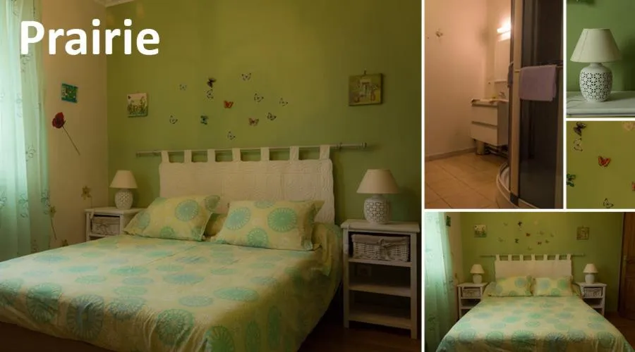 Text overlay, Bed in Chambres d'Hôtes La Ferme du Bout de la Ville