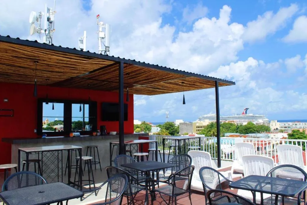 Seating area in Hotel Pal Cozumel
