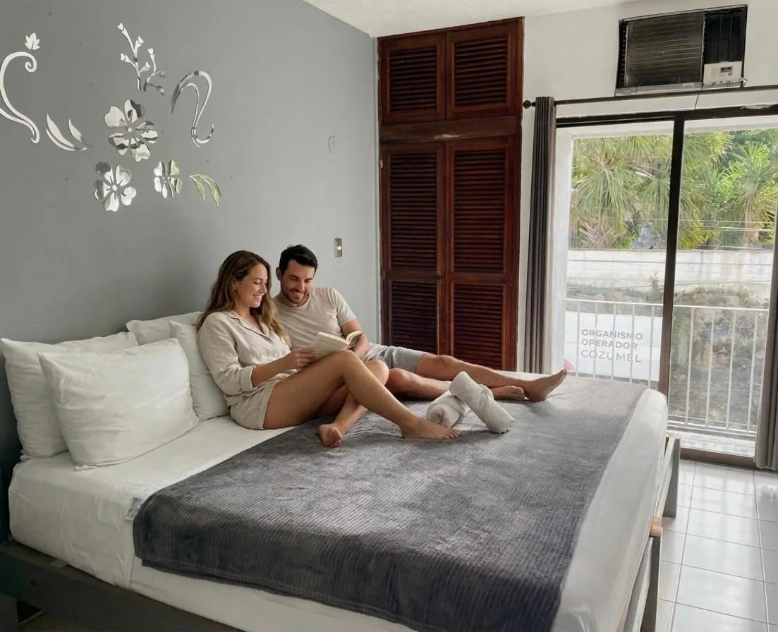 Bed in Hotel Pal Cozumel