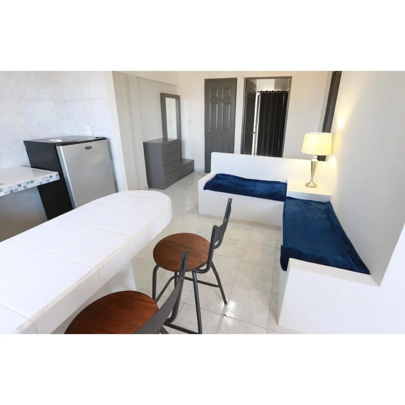 Living room, Bed in Hotel Pal Cozumel