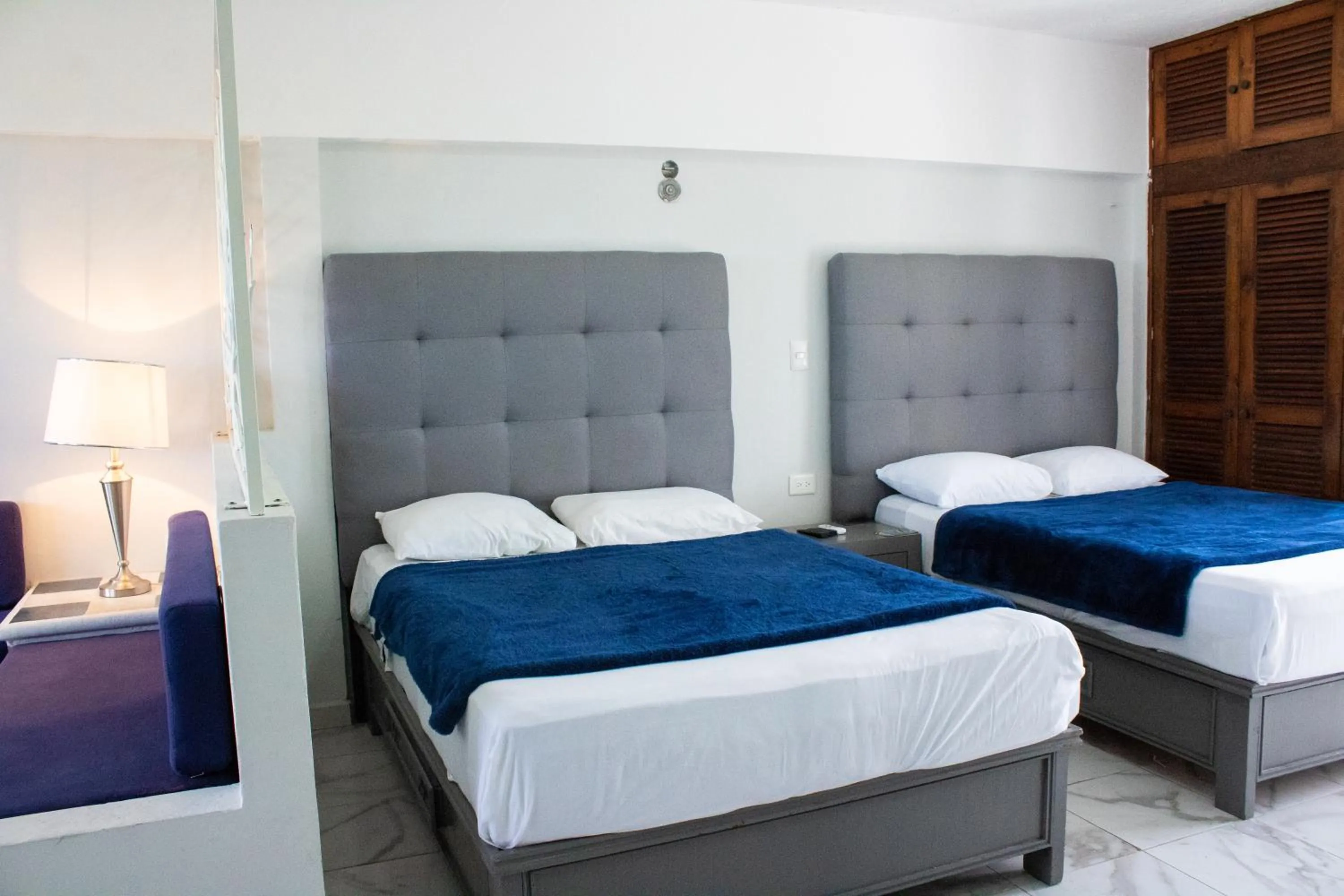 Bed in Hotel Pal Cozumel