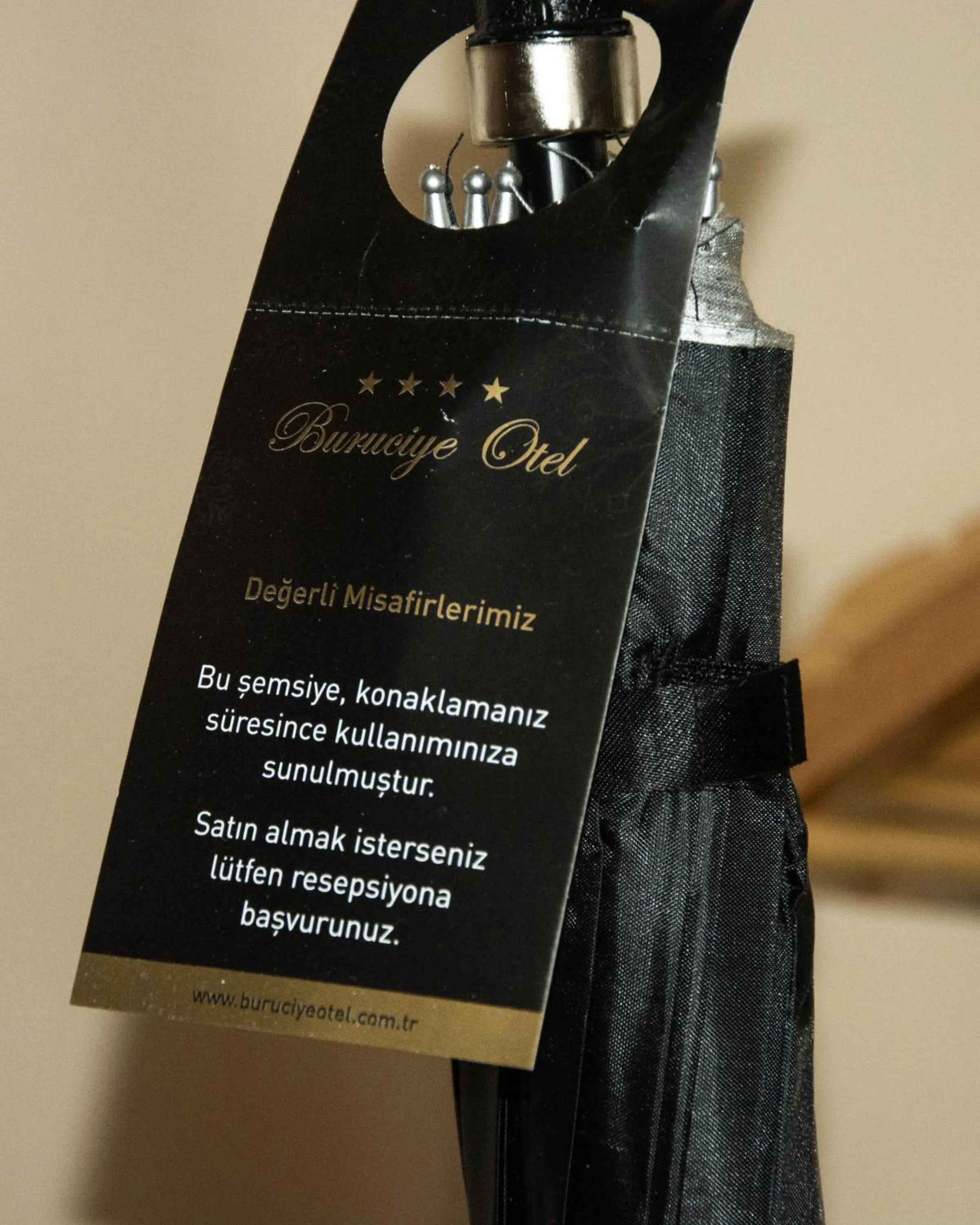 Text overlay in Buruciye Hotel