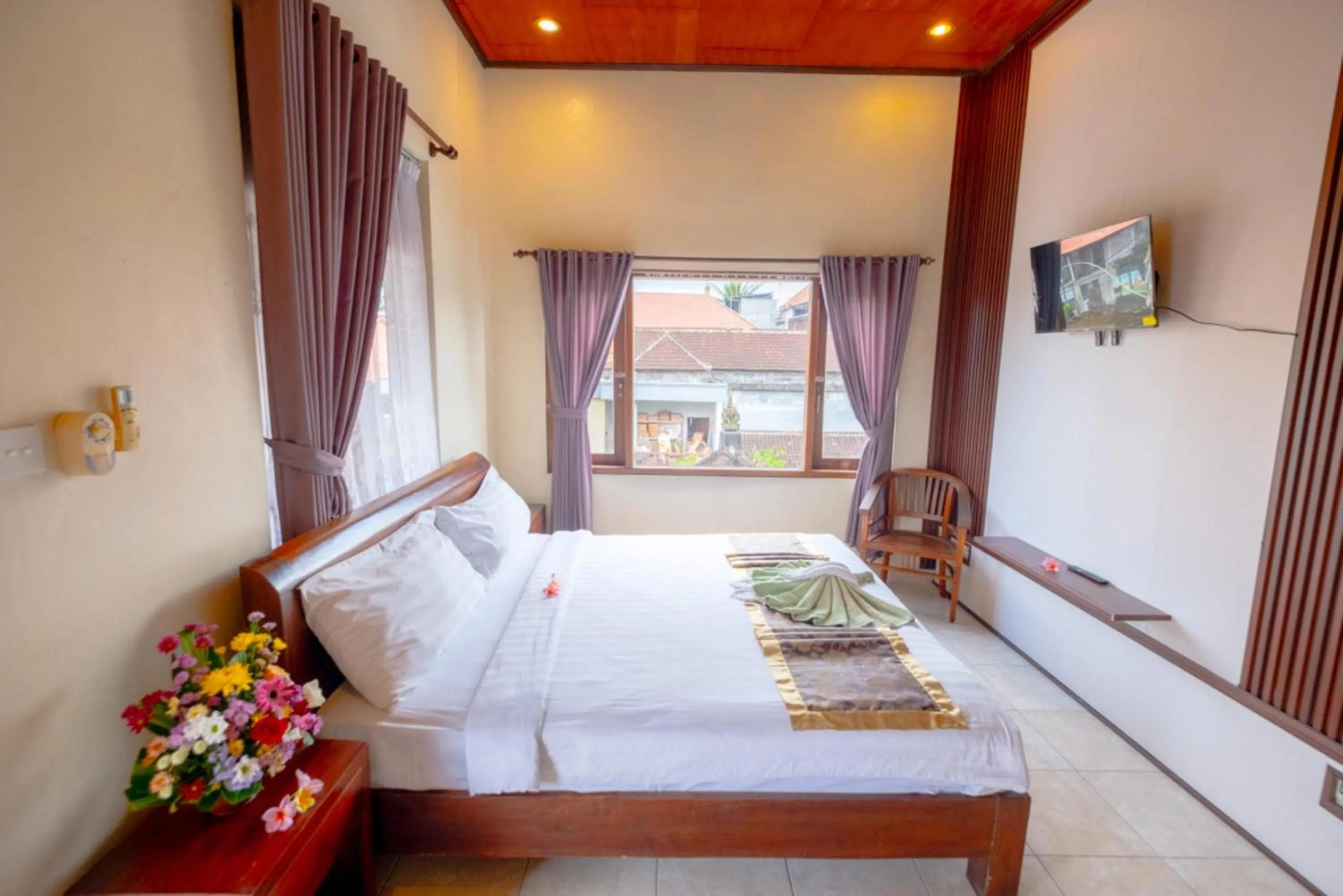 Bedroom, Bed in Teba House Ubud by ecommerceloka - CHSE Certified